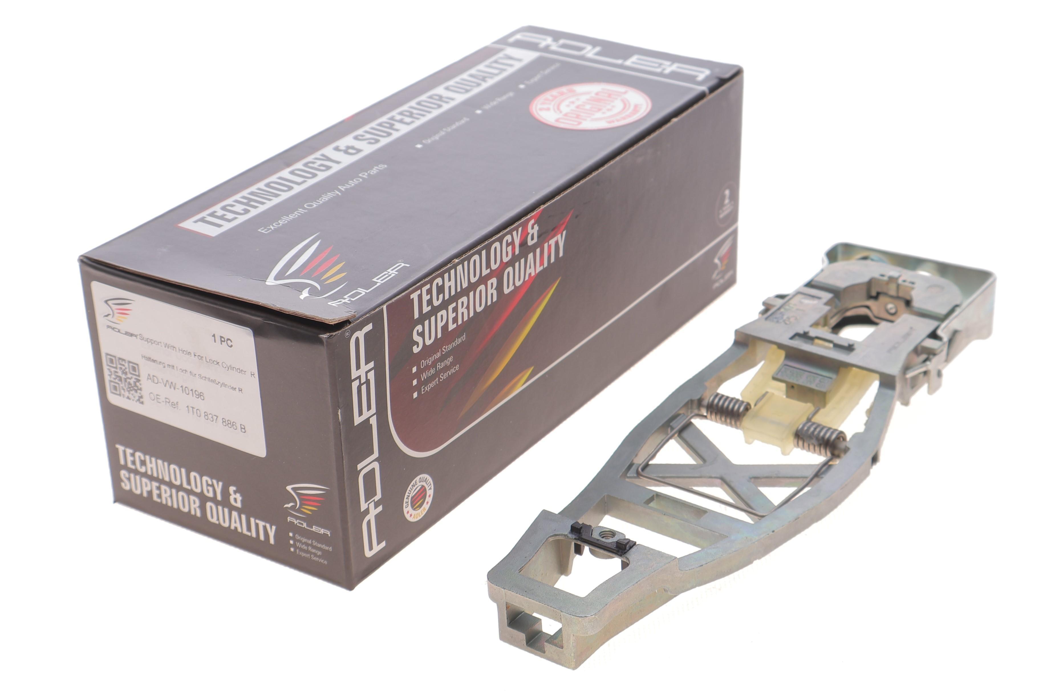 Кронштейн (опора) ручки дверей (передніх/ззовні) (R) VW Caddy III 04-15