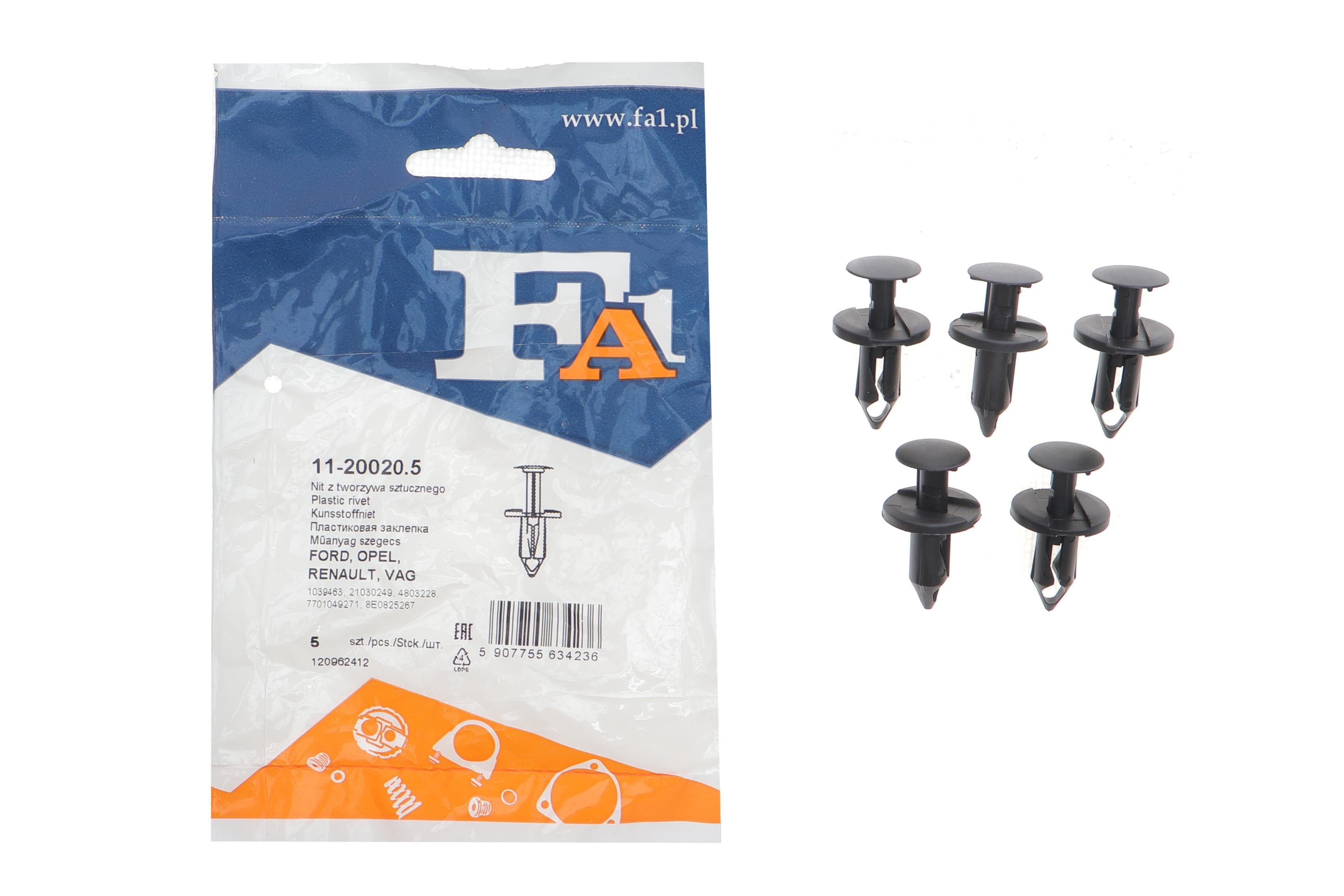 Кліпса кріплення обшивки (к-кт 5 шт) VW Golf V-VIII/Passat B6-B8 06-12