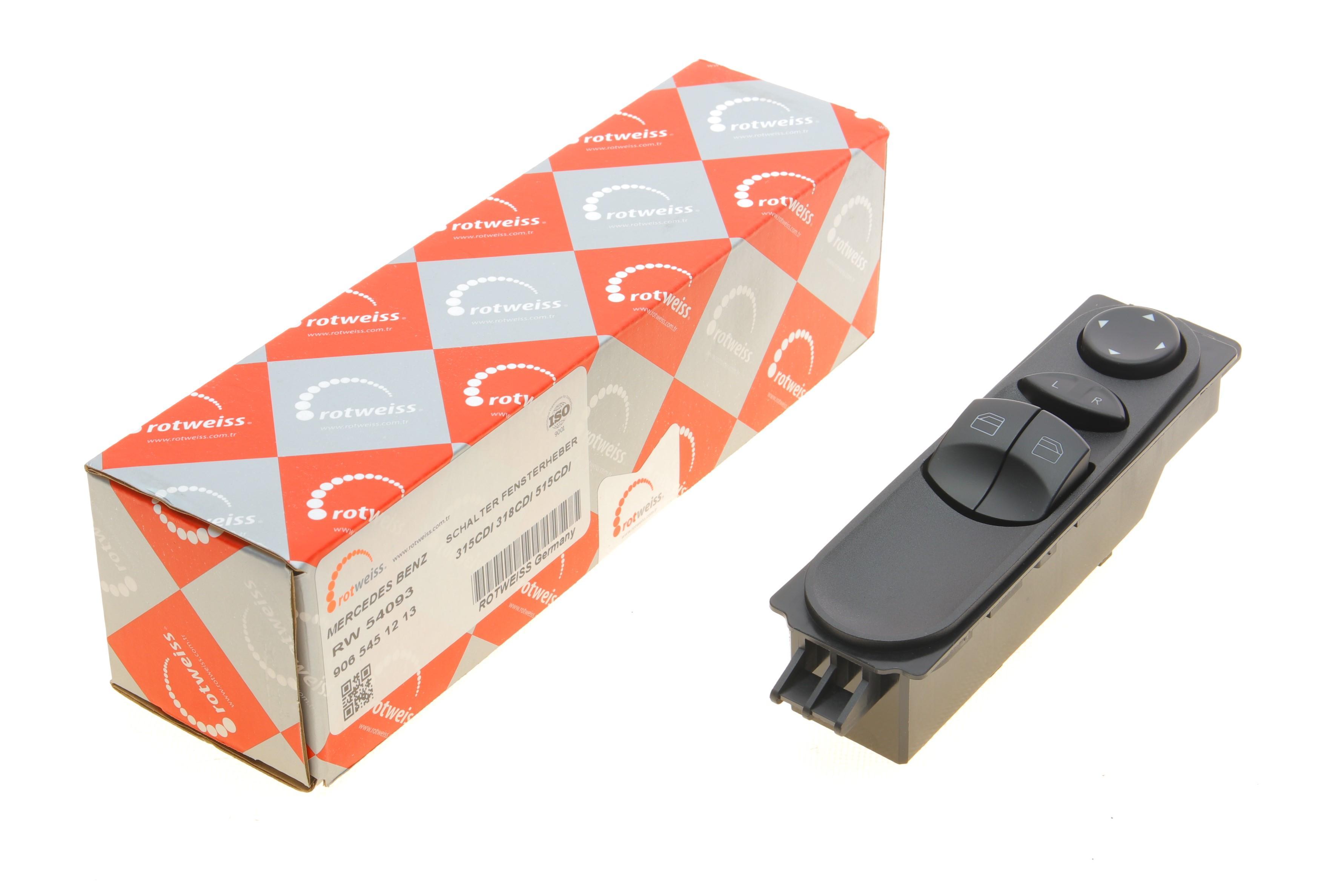 Кнопка склопідіймача і регулювання дзеркала VW Crafter/MB Sprinter 06- (L)