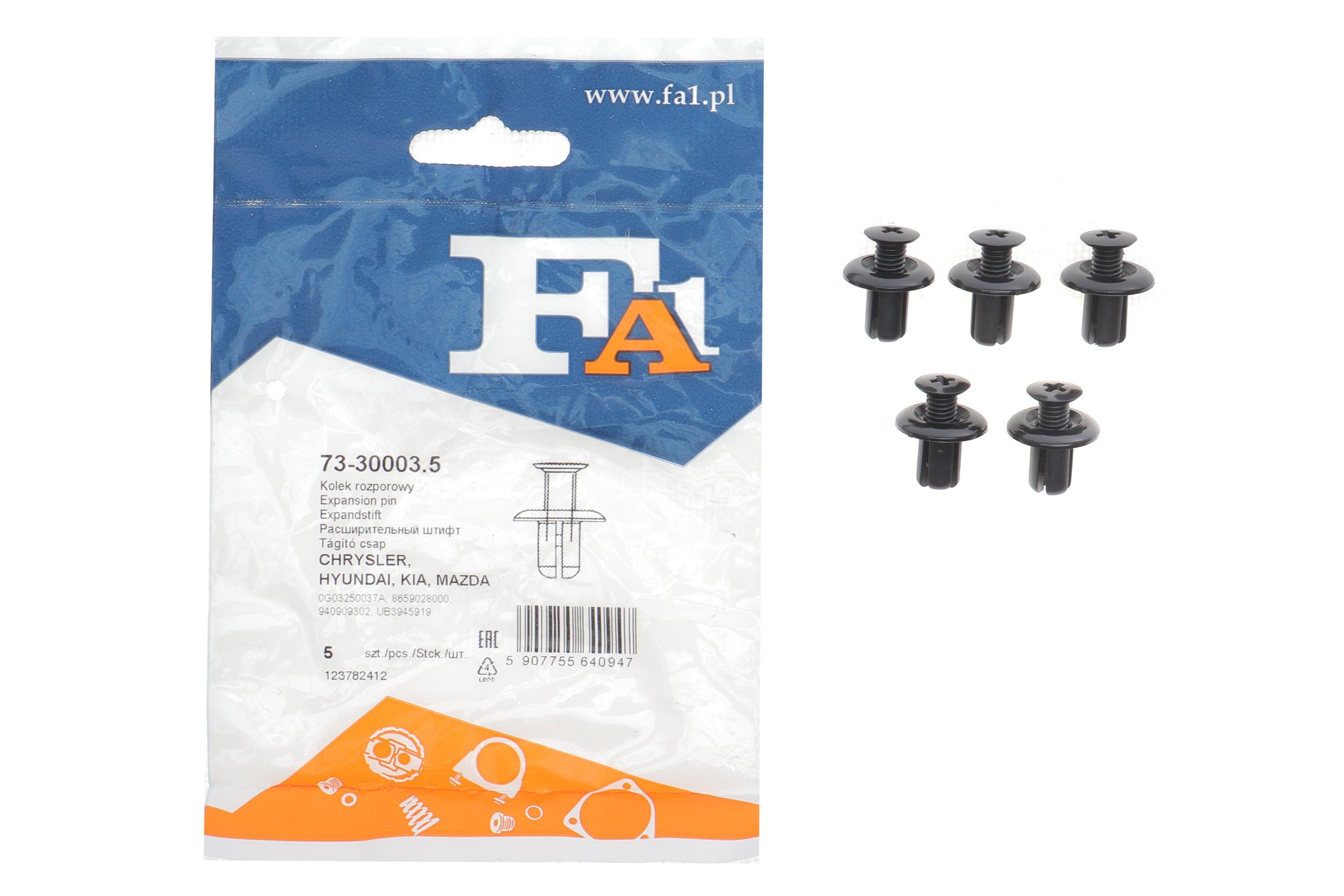 Кліпса кріплення молдинга (к-кт 5шт) Hyundai Santa Fe 01-/Kia Sorento 02-