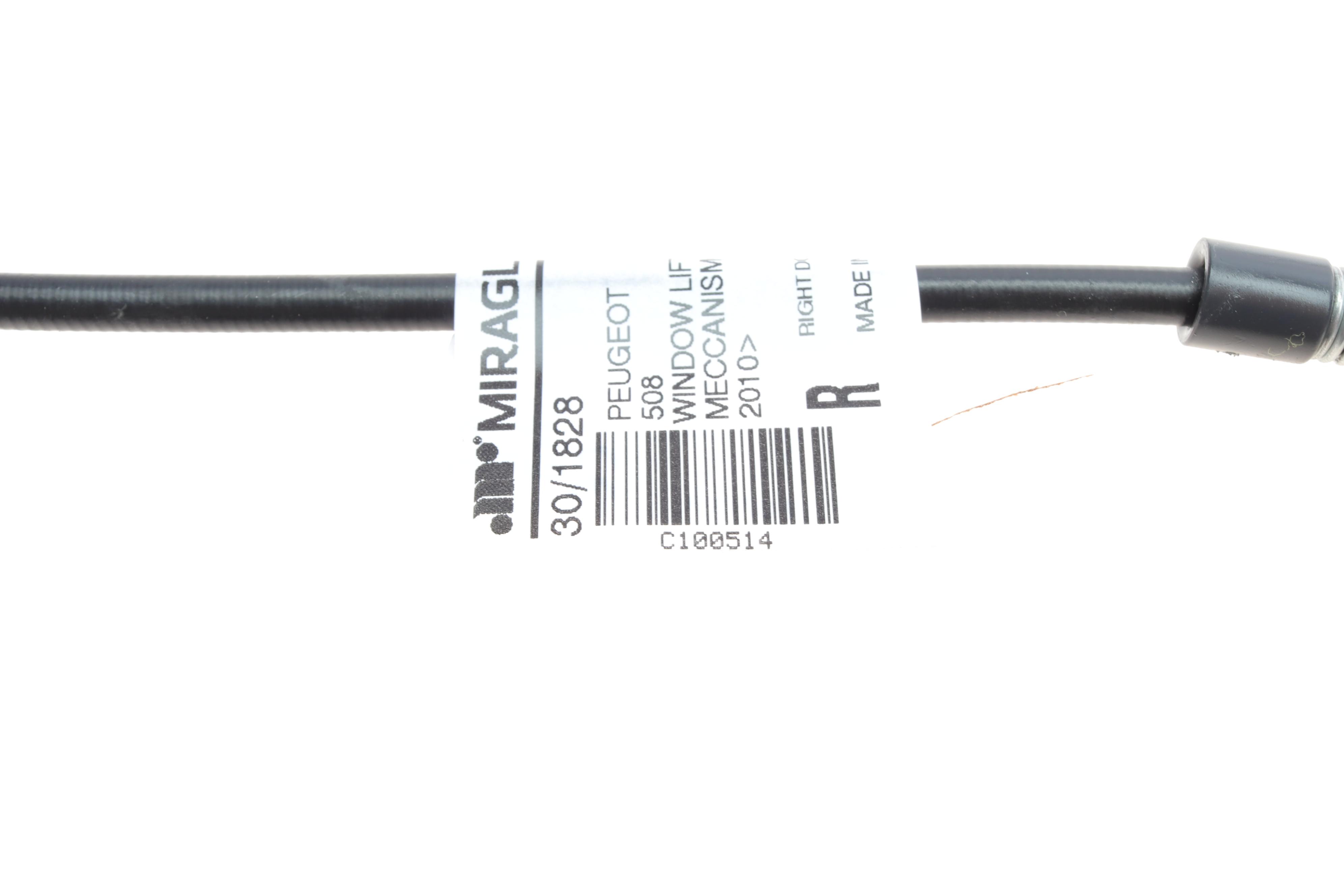 Склопідіймач (передній) Peugeot 508 10-18 (R) (електро) (без моторчика)