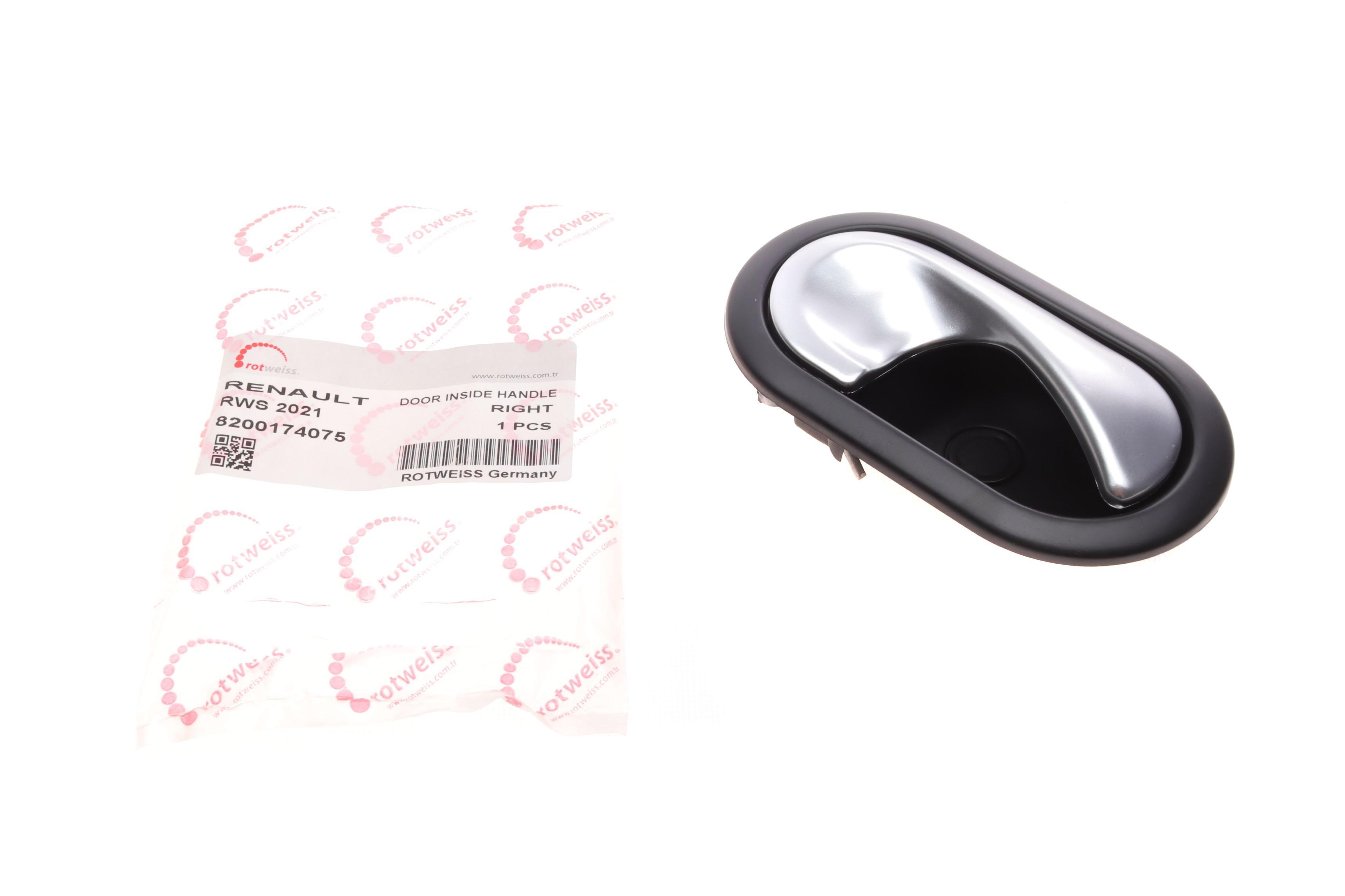 Ручка дверей (передніх/всередині) (R) Renault Master 10-/Kangoo 08- (хром)