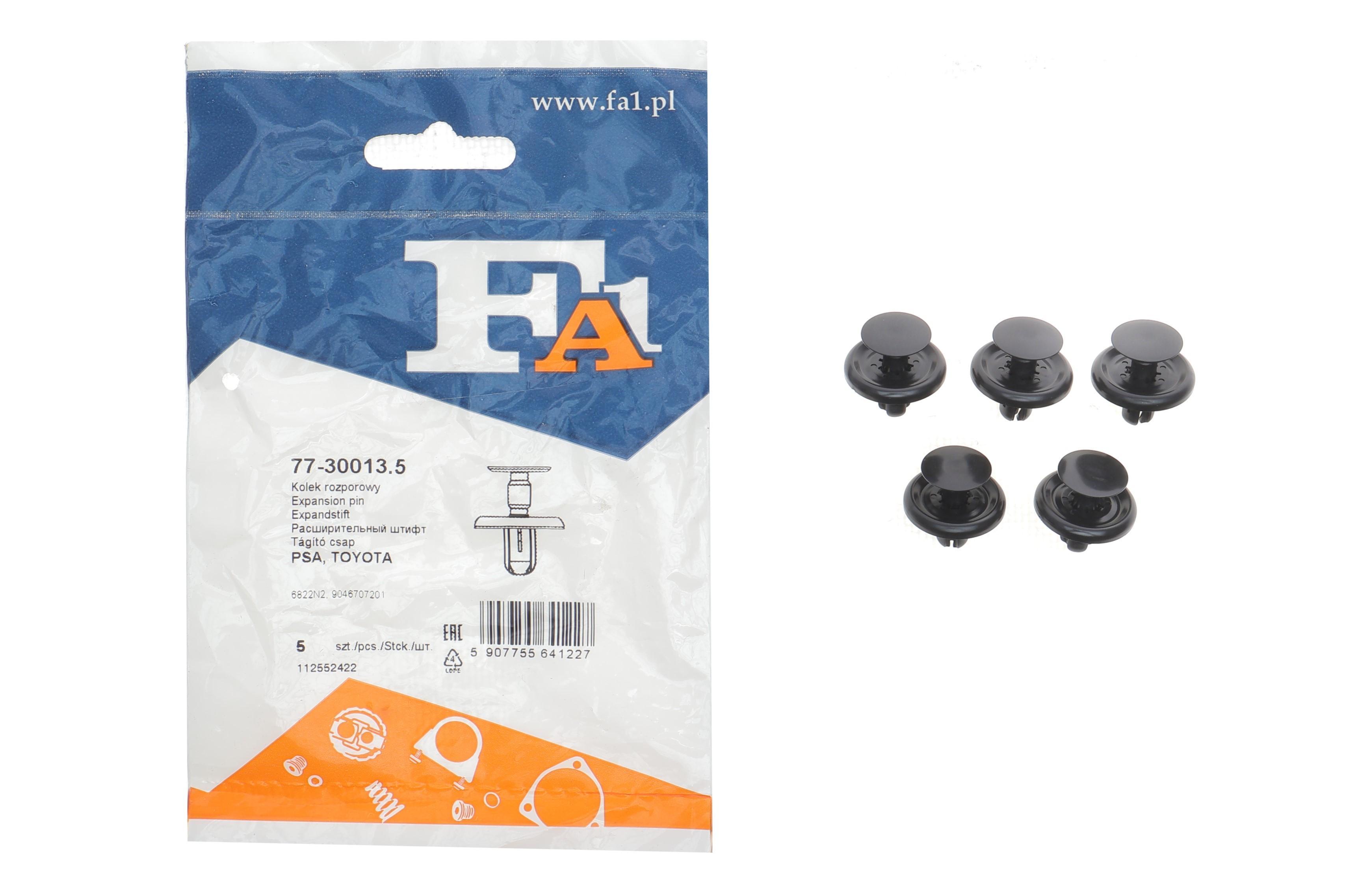 Кліпса кріплення підкрильника (к-кт 5шт) Toyota Avensis 03-18/Citroen C1 05-14