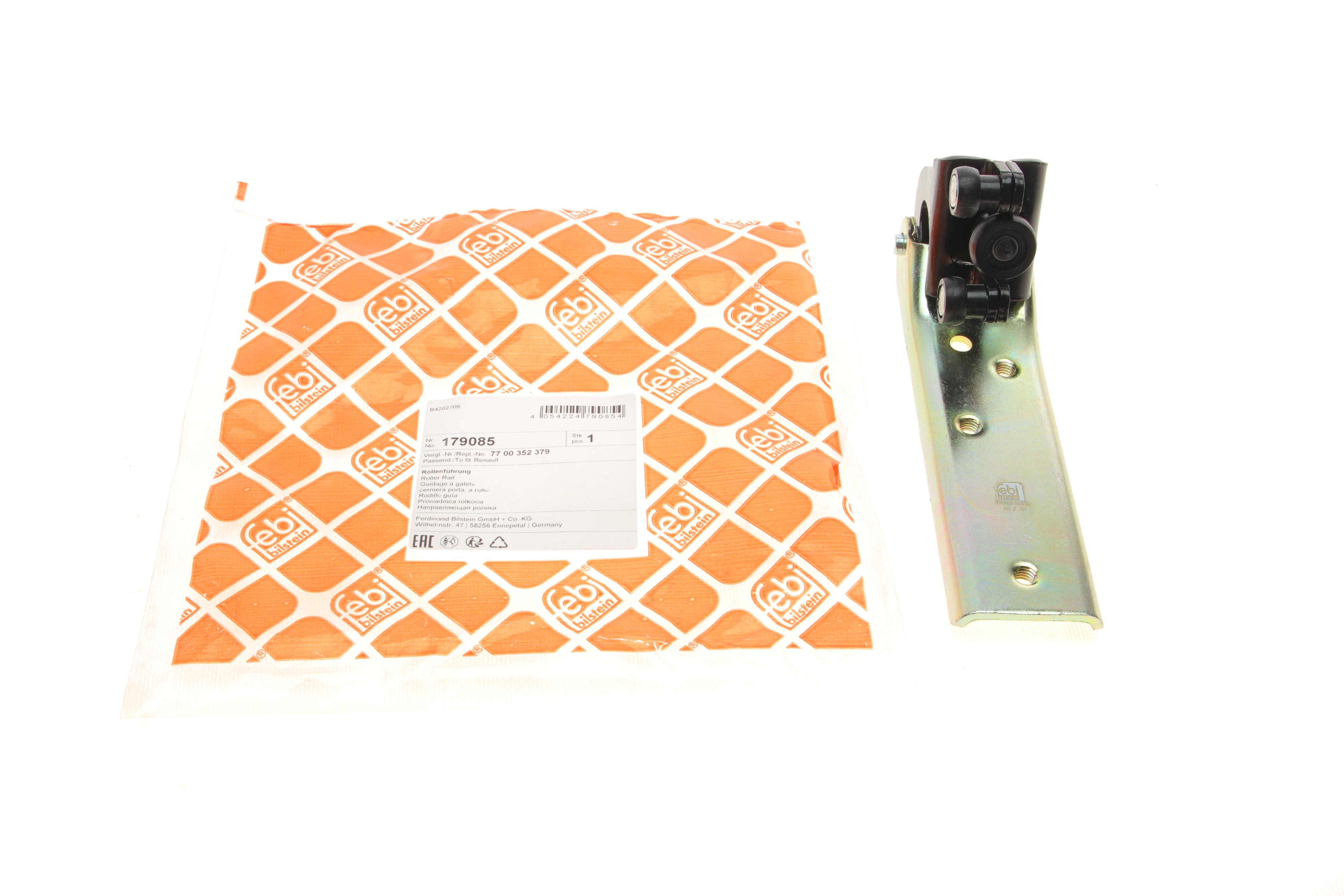 Ролик дверей (бічних/середній) Renault Master/Opel Movano 98- (з кронштейном)