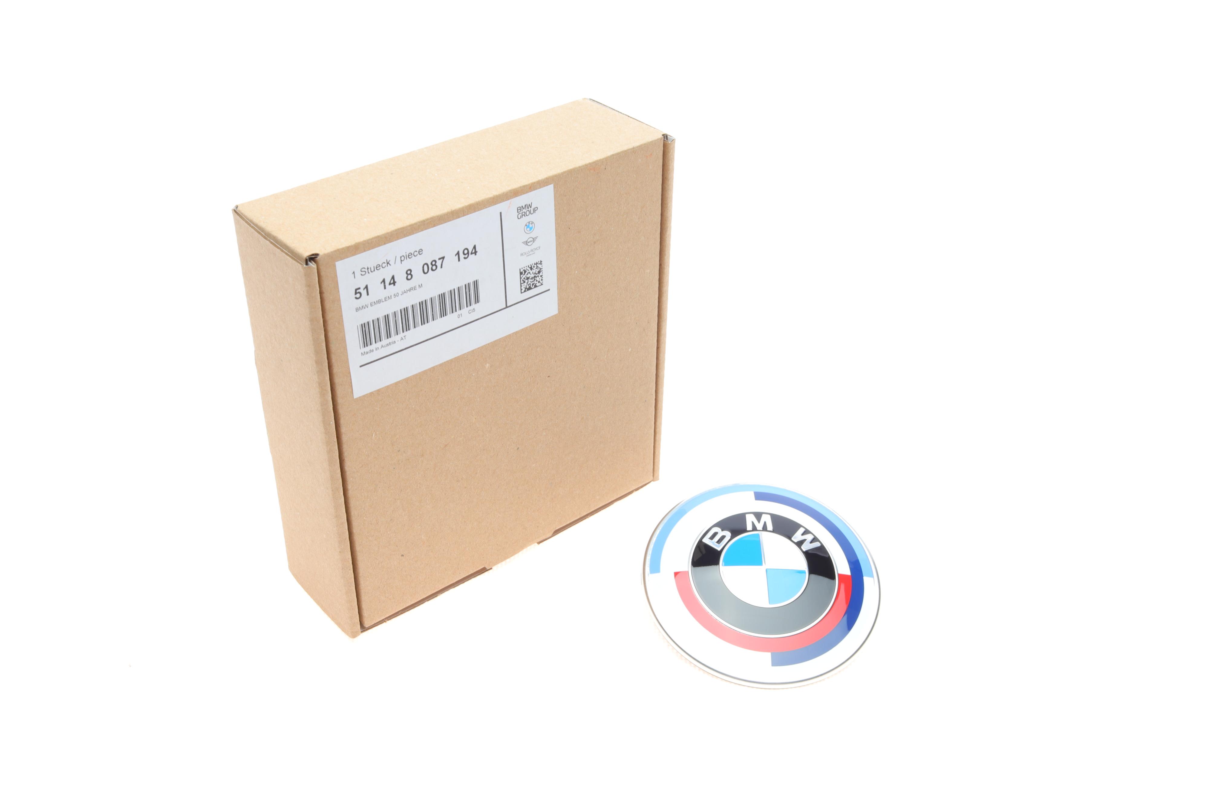 Емблема кришки багажника BMW X5 (G05/F95)/X6 (G06/F96) 18- BMW 50 років M 