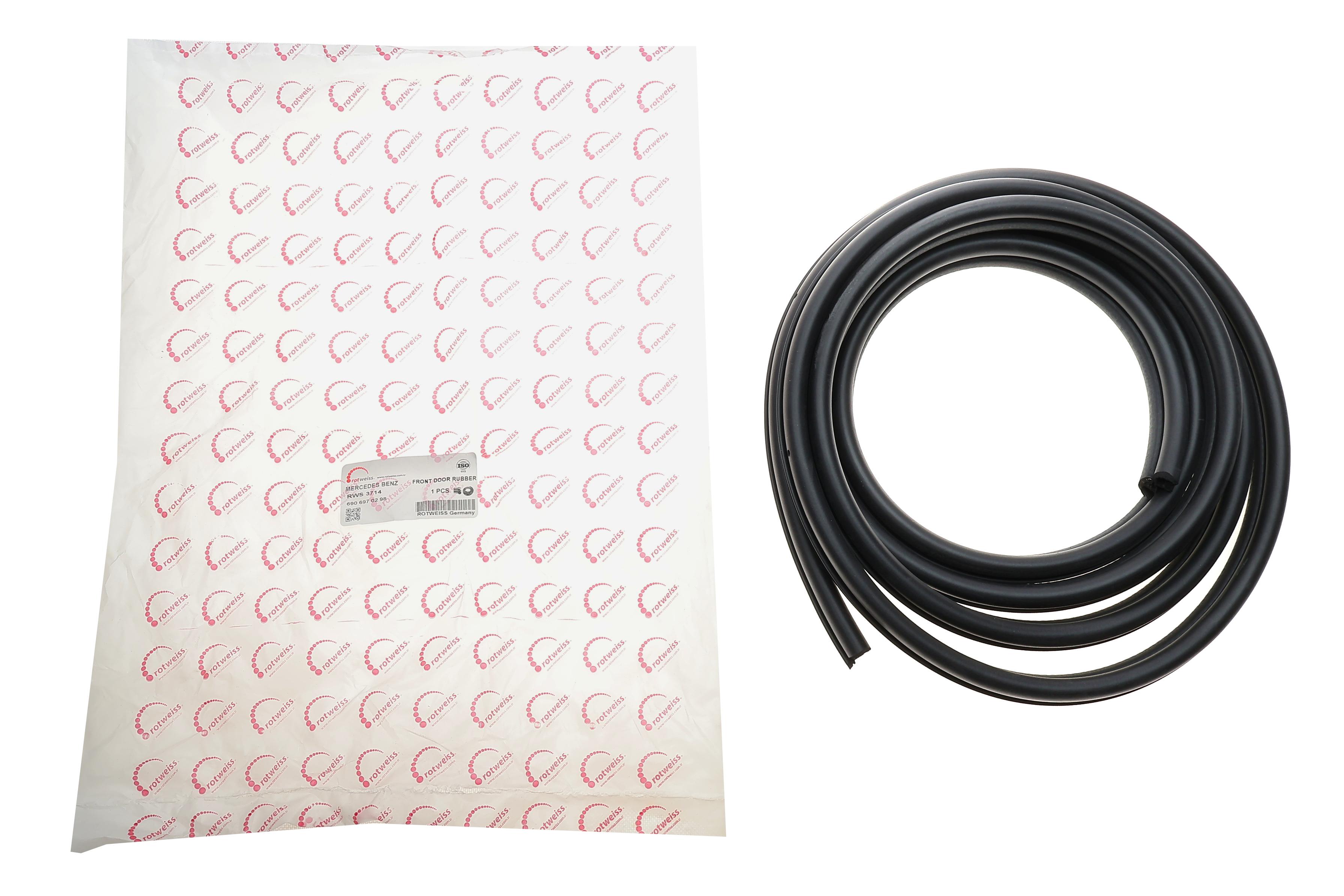 Ущільнювач дверей (передніх) MB Sprinter -06 (з металевою вставкою)