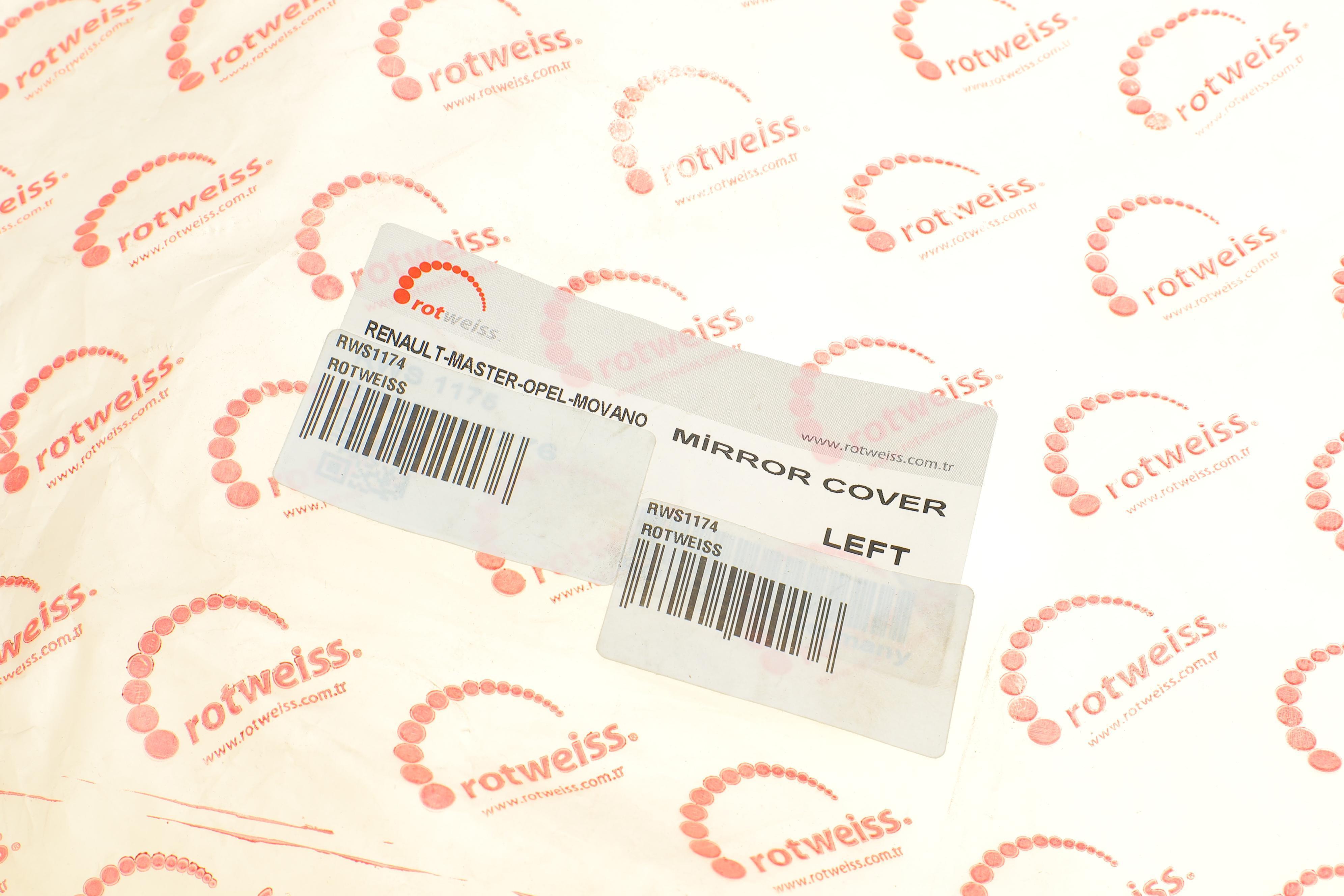 Кришка дзеркала (L) Renault Master/Opel Movano 98-10 (8200255776)