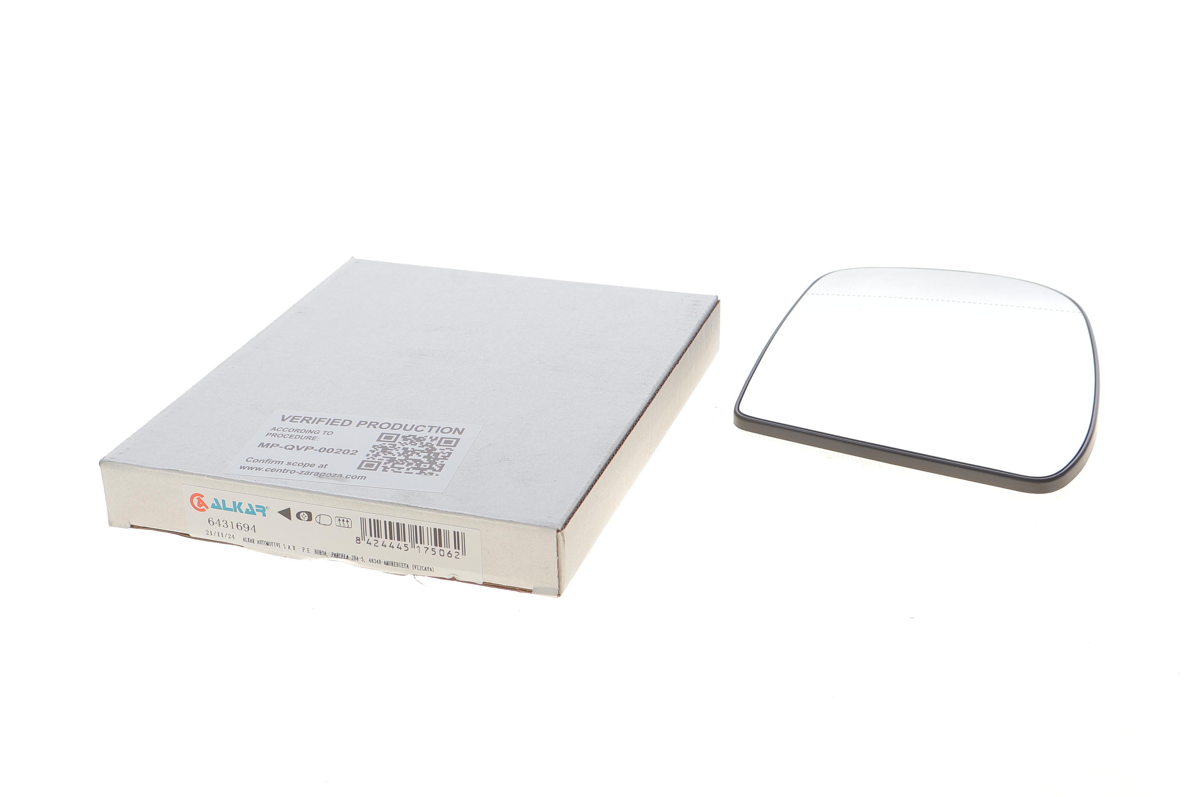 Скло дзеркала (з підігрівом) MB M-class (W164) 05-11/R-class (W251/V251) 05-14 (L)