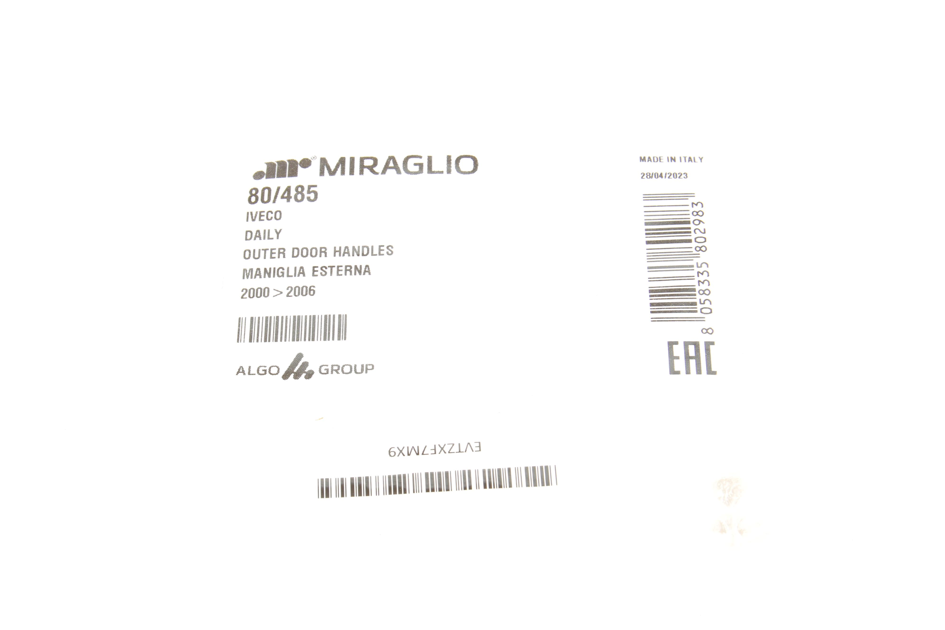 Ручка дверей (передніх/ззовні) (R) Iveco Daily 00-06