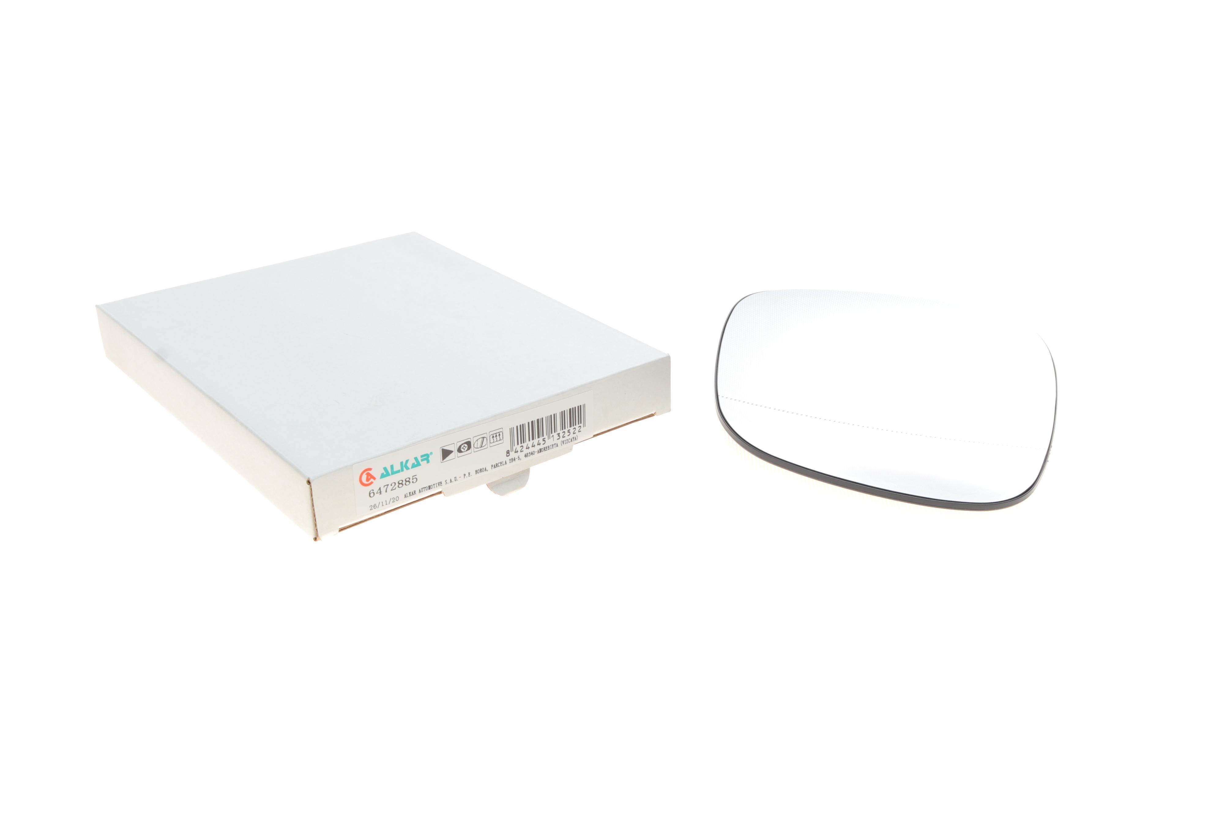 Скло дзеркала (з підігрівом) BMW X3 (E83/F25) 03- (R)