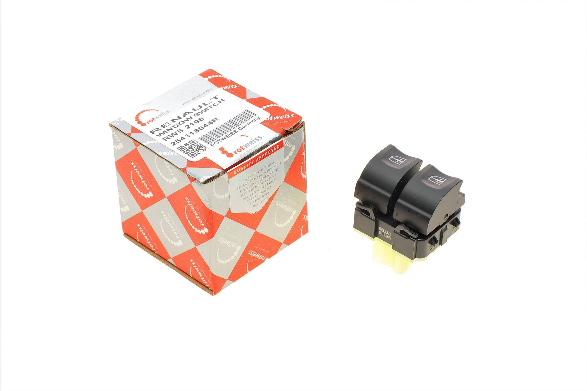 Кнопка склопідіймача (L) Renault Trafic III 14- (подвійна)