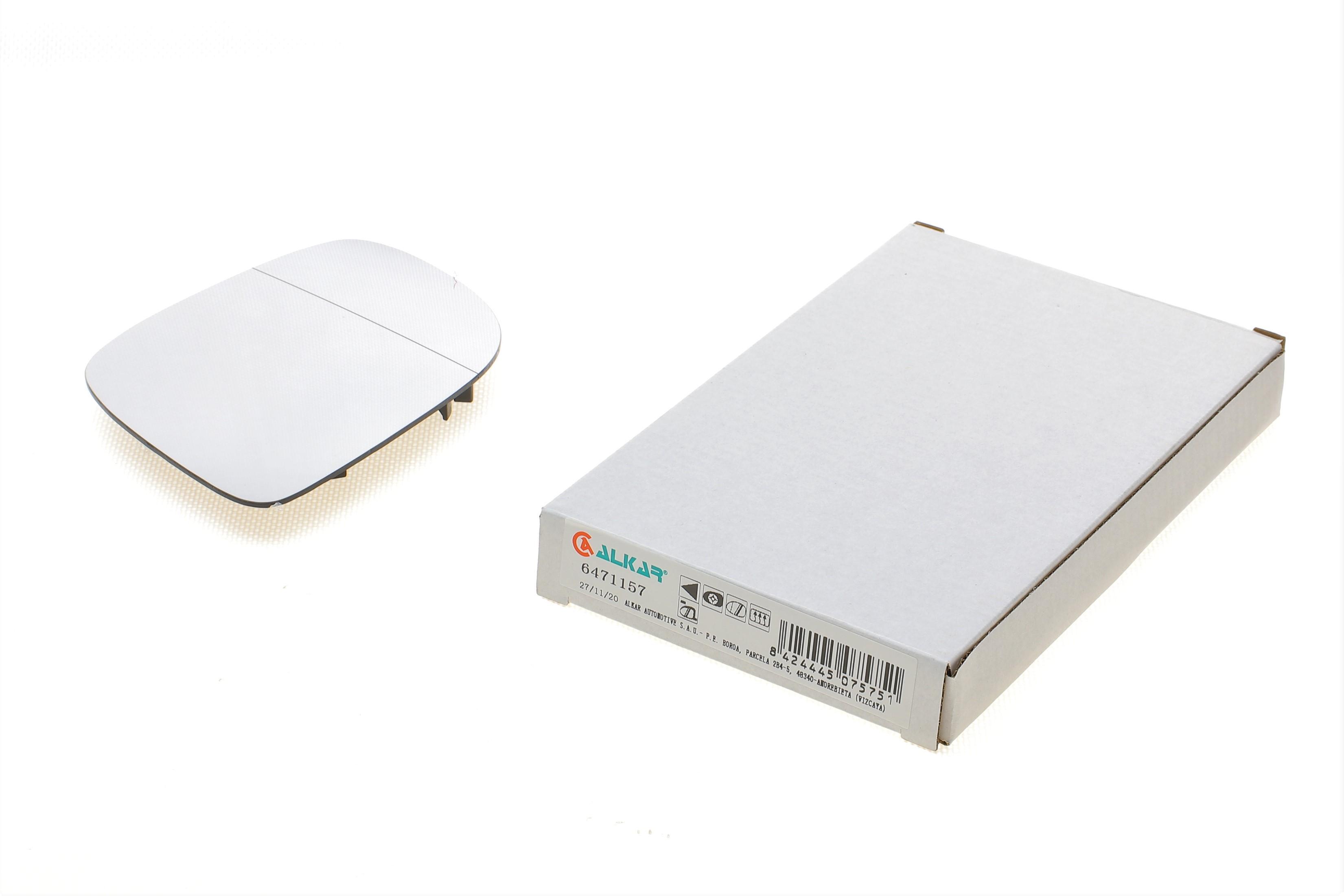 Скло дзеркала (з підігрівом) VW Lupo 98-05 (L)