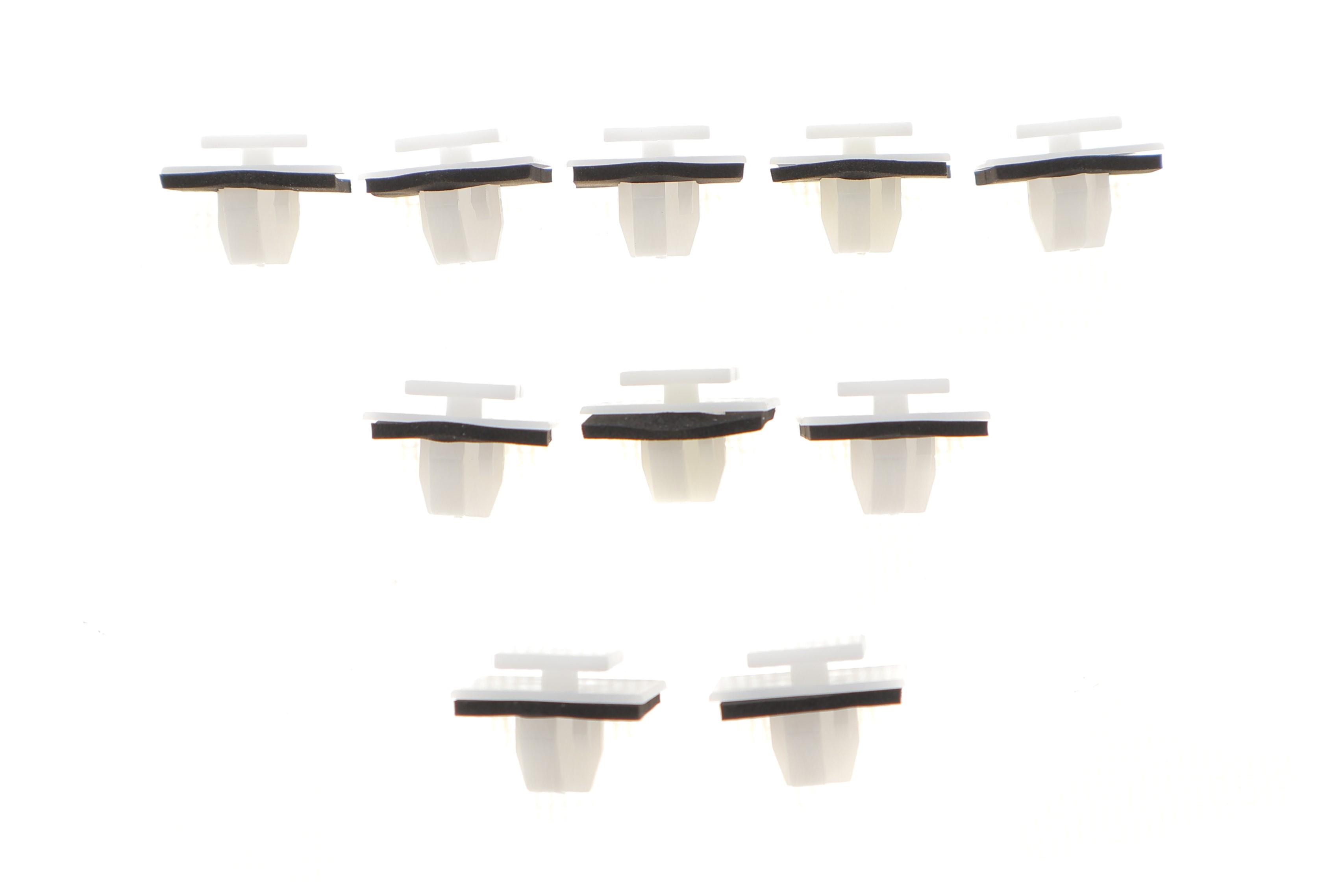 Кліпса кріплення накладки порога (к-кт 10шт) Hyundai Santa Fe/Tucson/Kia Sportage 01-15