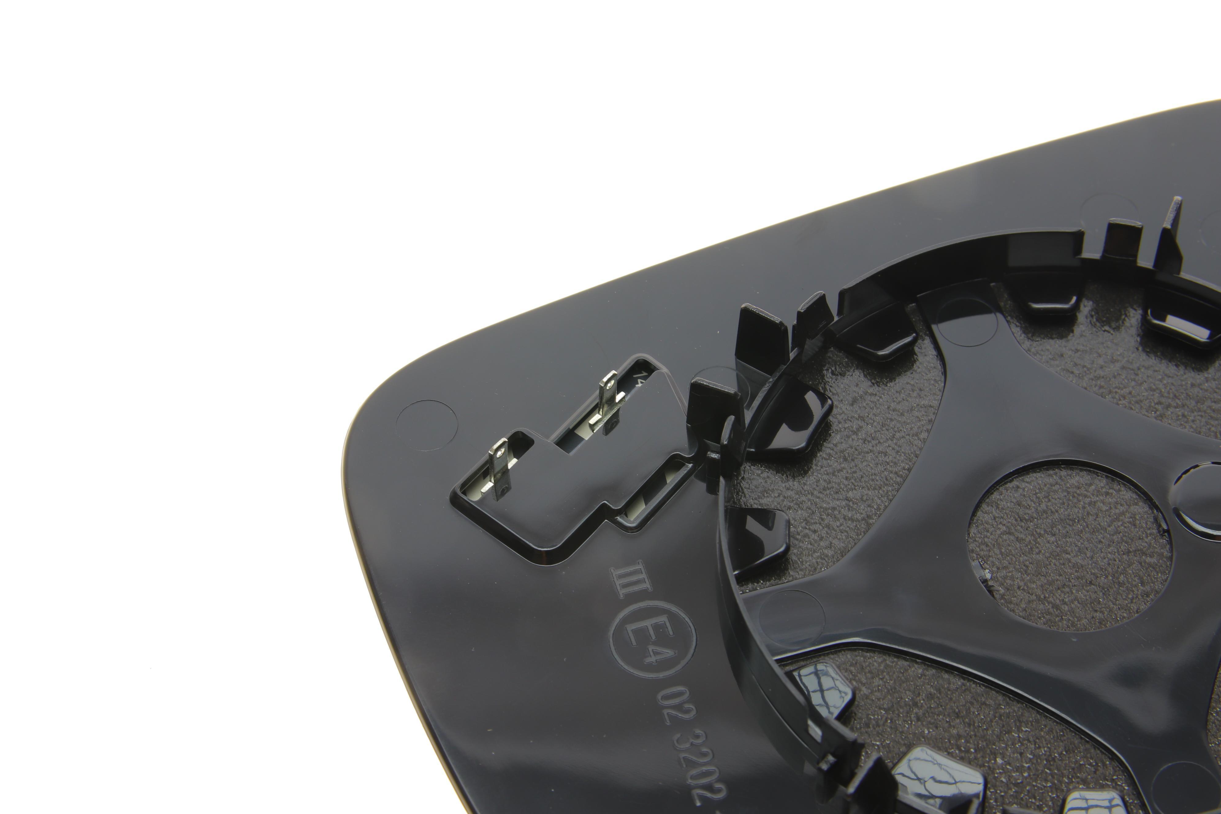 Скло дзеркала (з підігрівом) Dacia Logan II 12- (L)