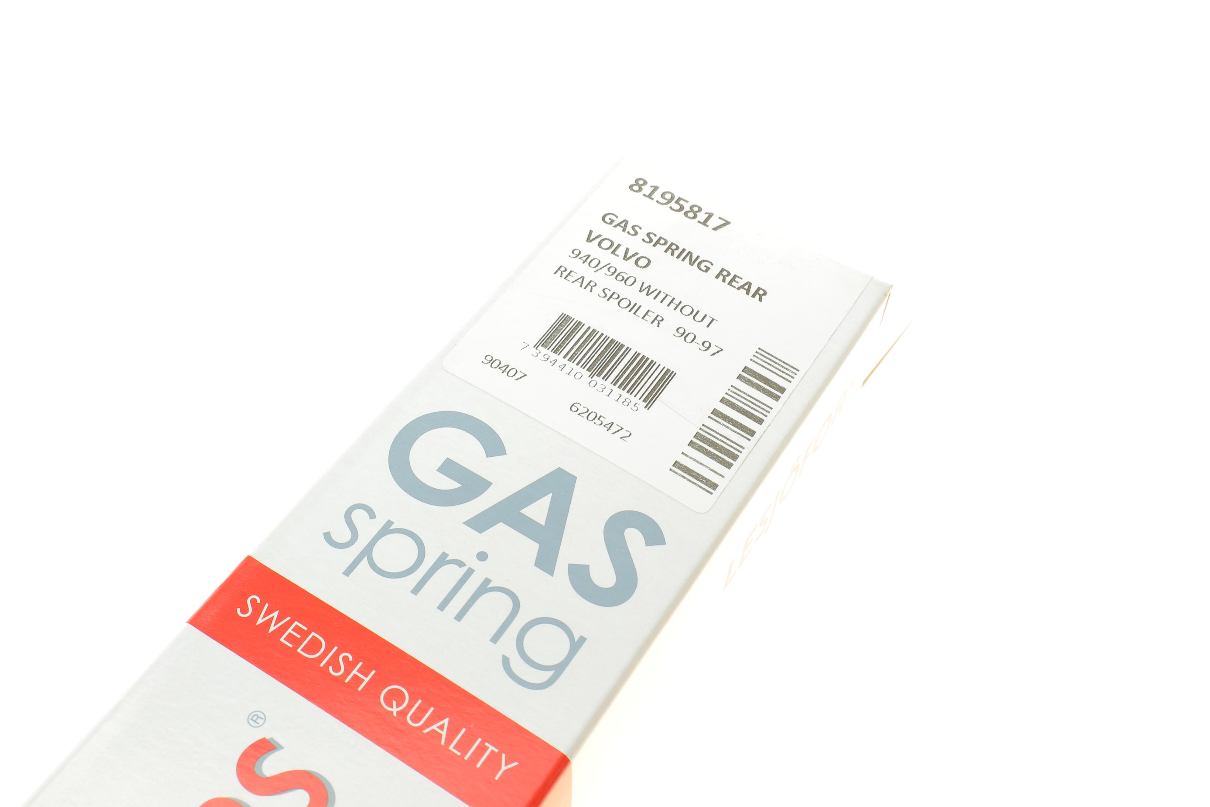 Амортизатор кришки багажника Volvo 940/960/S90 90-98 (седан) (без спойлера)