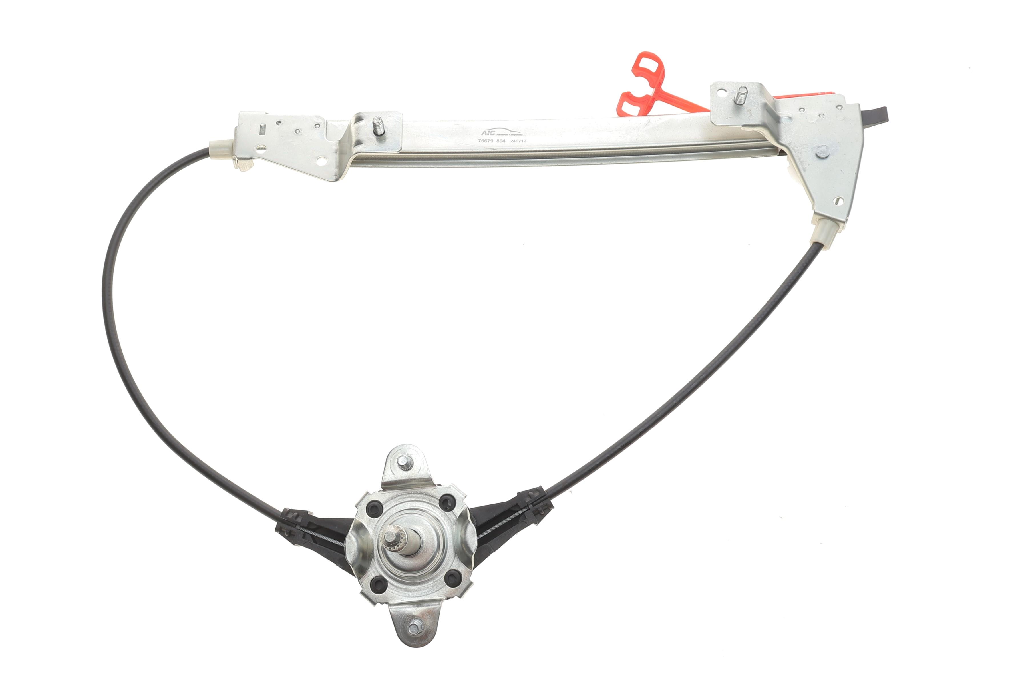 Склопідіймач (задній) Fiat Grande Punto/Punto 05- (L) (ручний) (без моторчика)