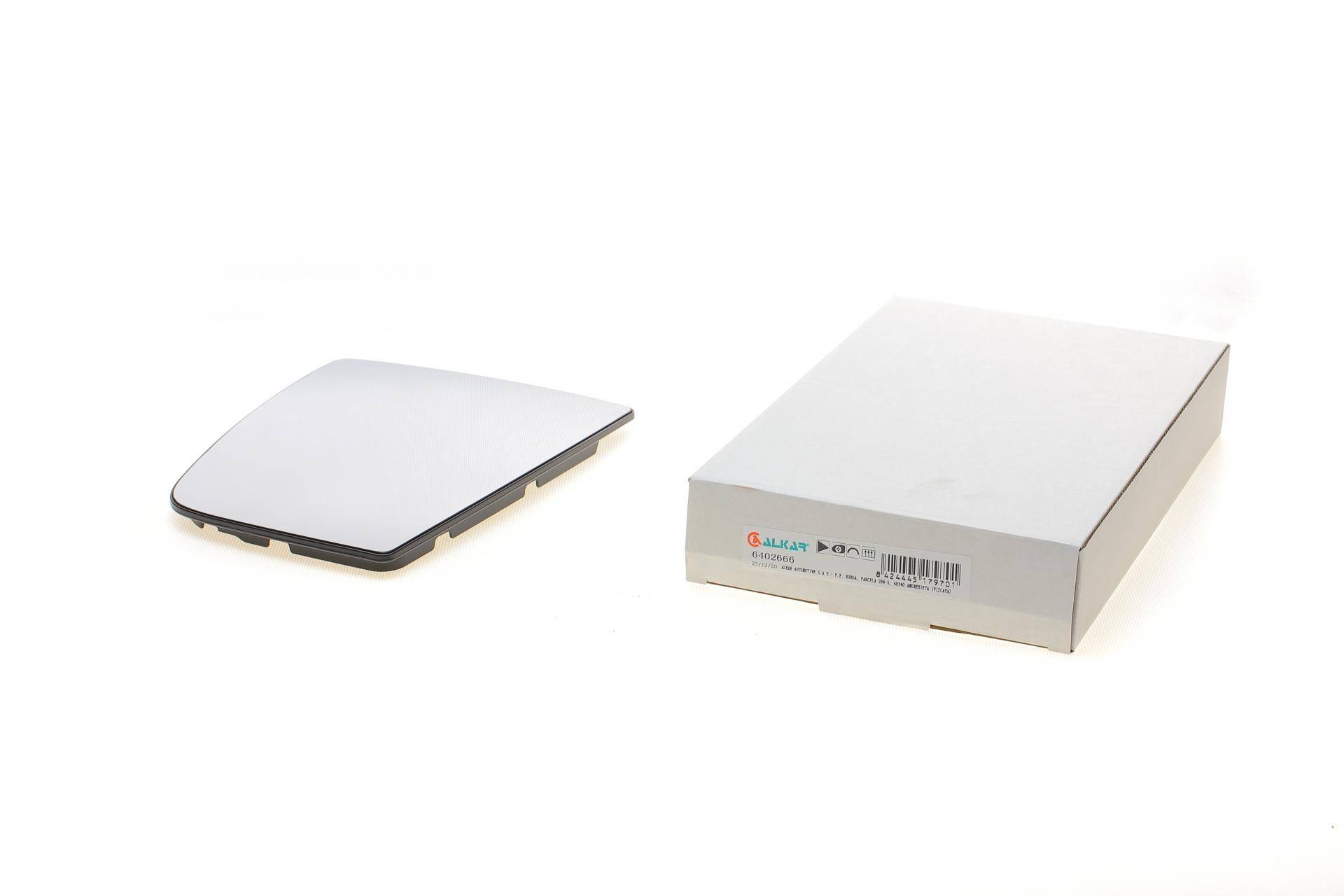 Скло дзеркала (з підігрівом) Ford Transit 14- (R) (верхнє)