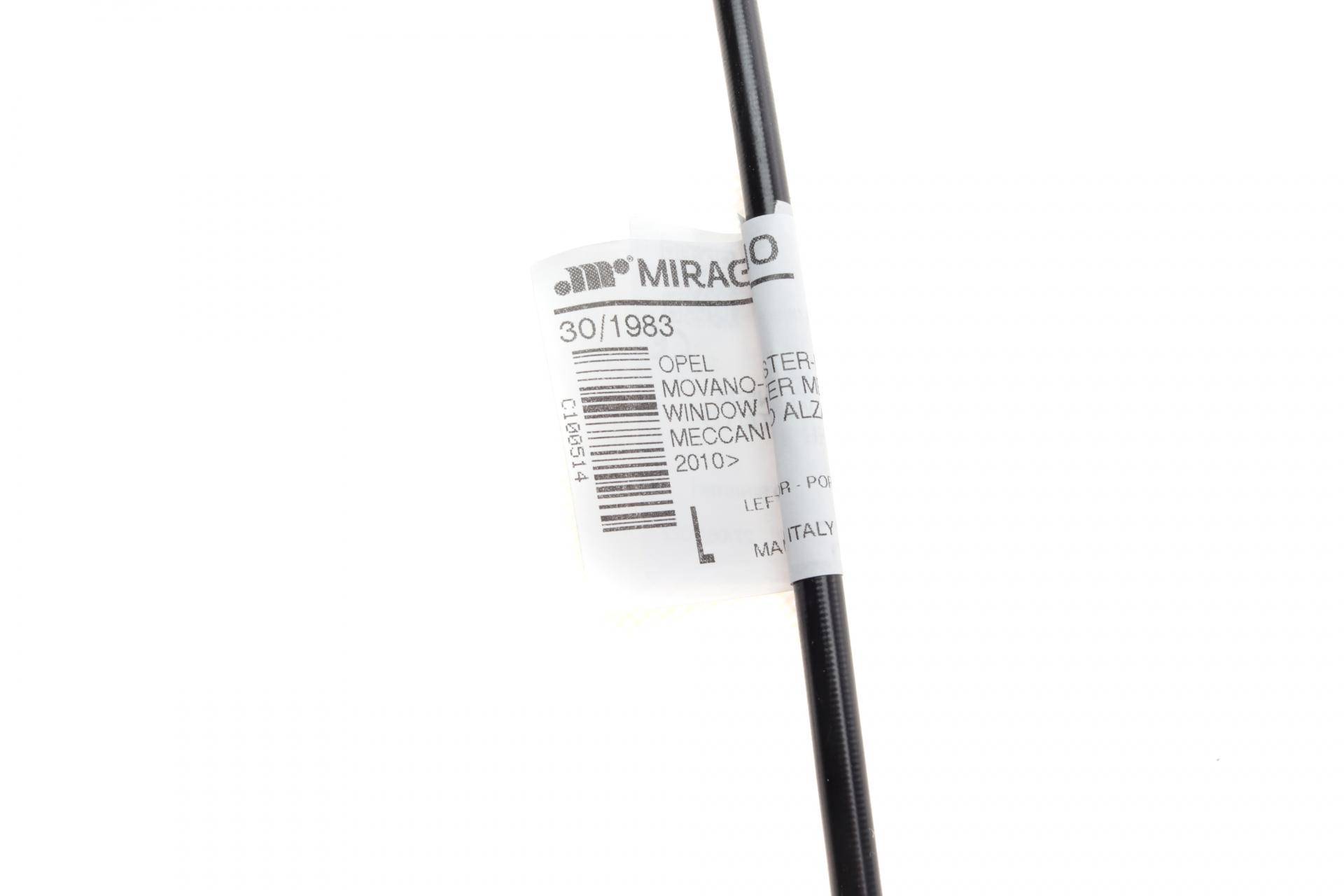 Склопідіймач (передній) Renault Master III/Opel Movano 10- (L) (електро) (без мотора)