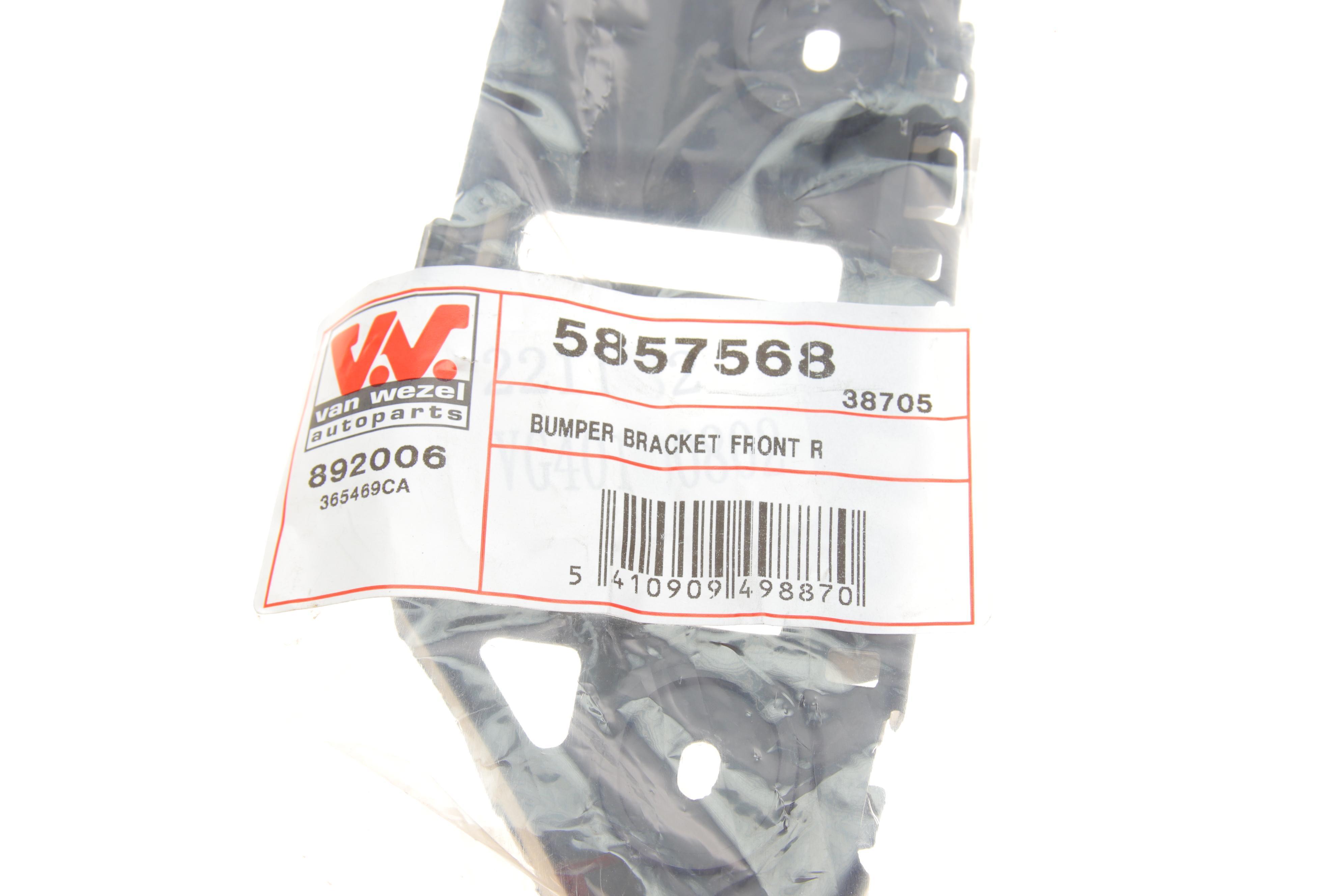 Кронштейн кріплення бампера (переднього/R) VW Touran 03-10