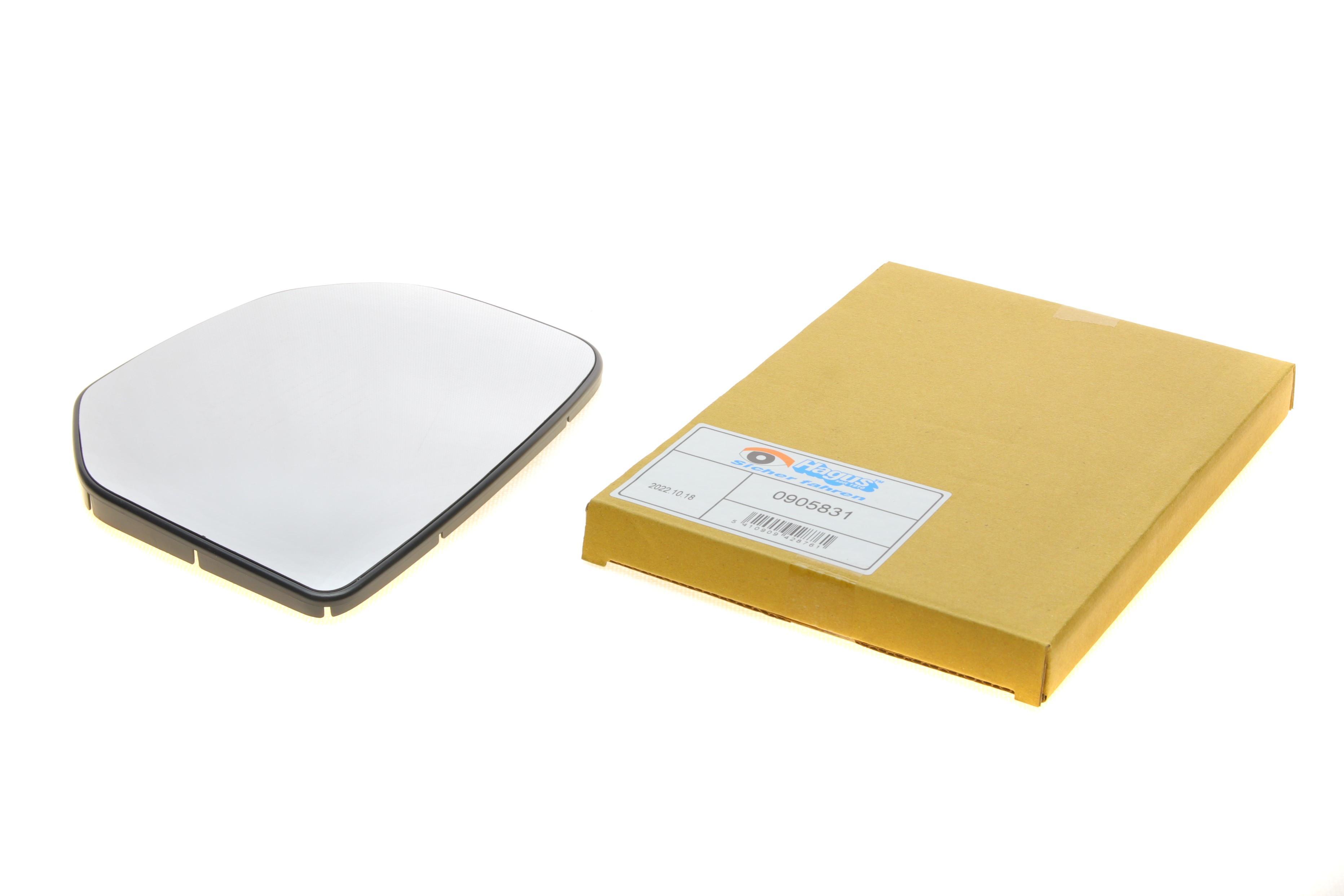 Скло дзеркала Citroen Berlingo/ Peugeot Partner 08- (L)