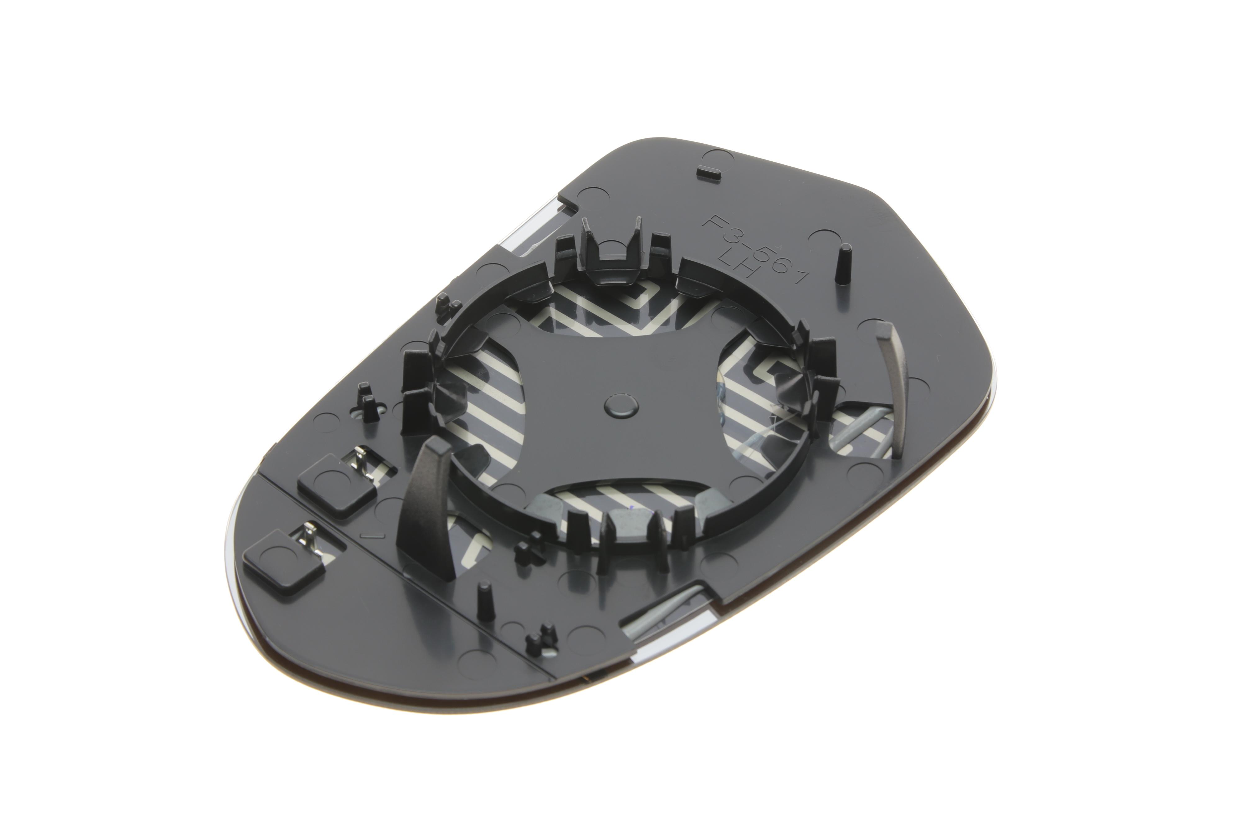 Скло дзеркала (з підігрівом) Audi A6 11-18 (L)