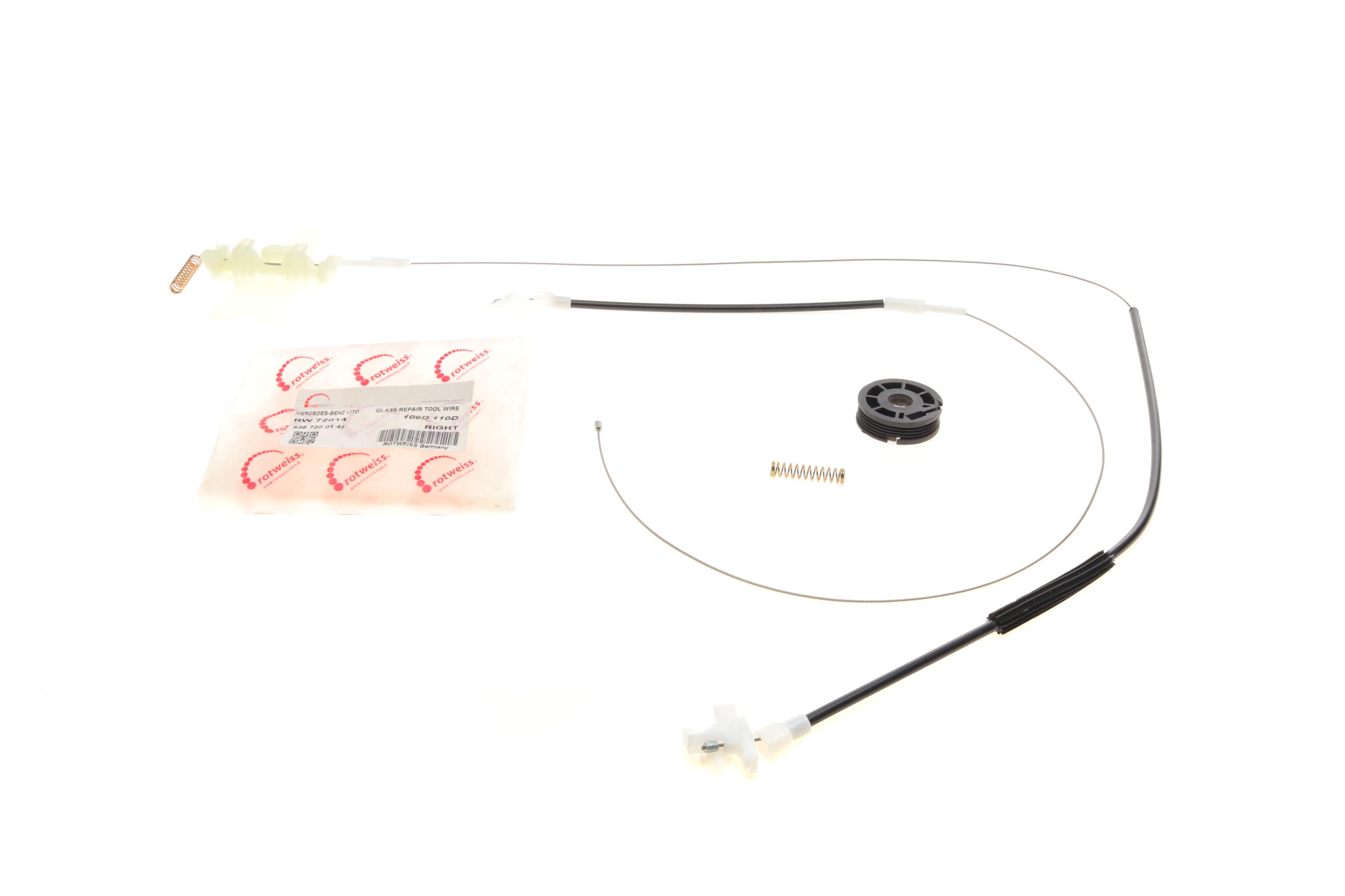 Ремкомплект склопідіймача MB Vito (W638) 96-03 (R) (6387200346)