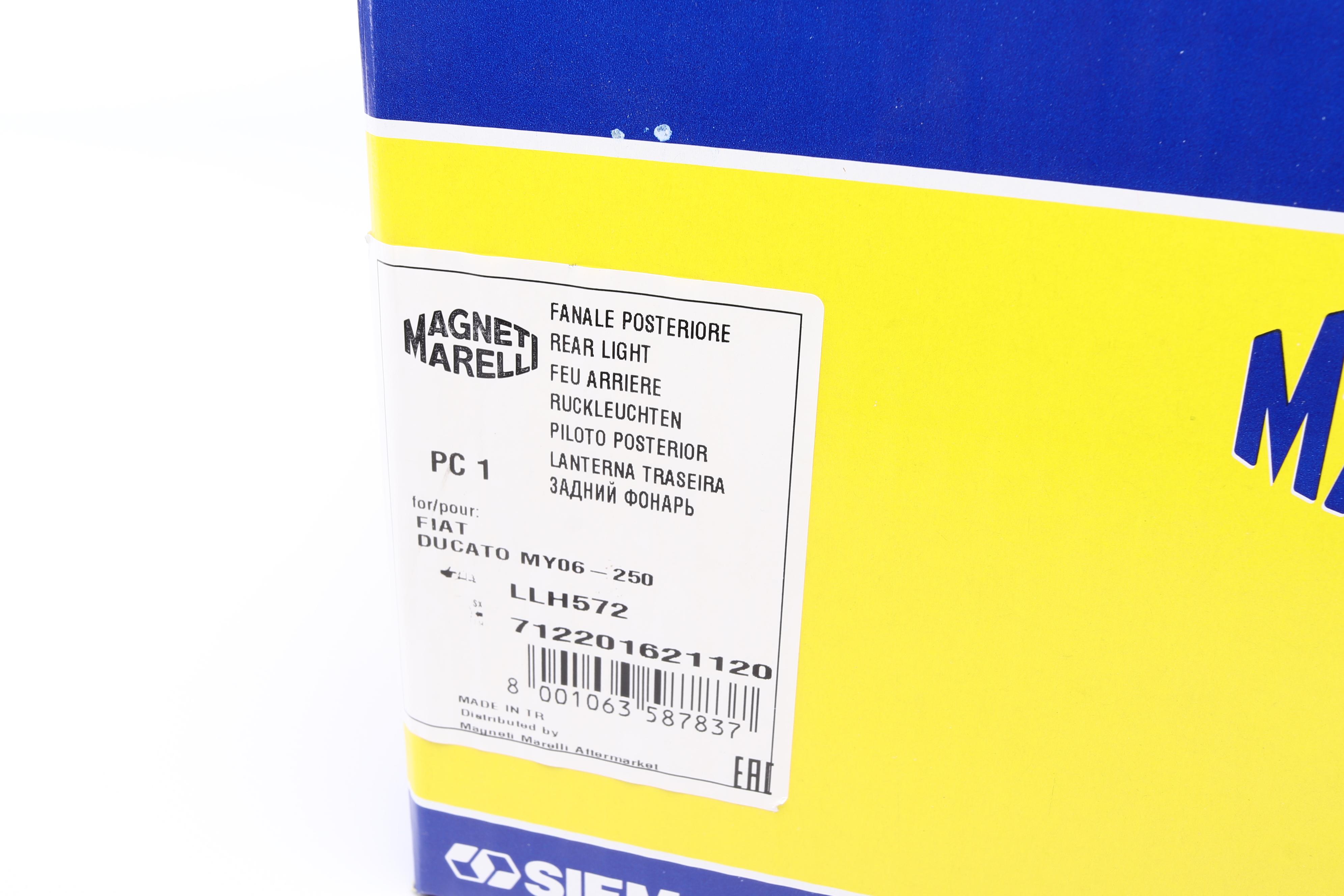 Ліхтар задній Fiat Ducato/Peugeot Boxer 06- (L) (LLH572)