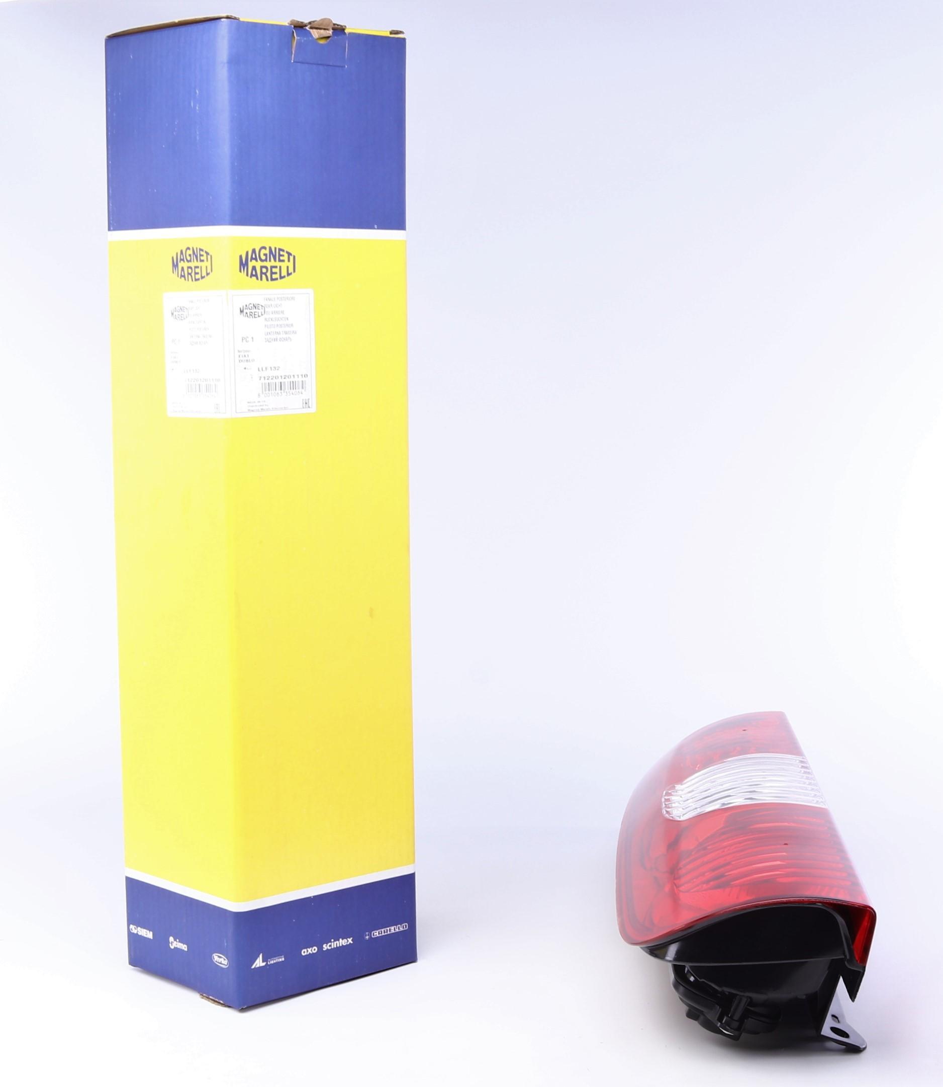 Ліхтар задній Fiat Doblo 06- (L) (LLF132)