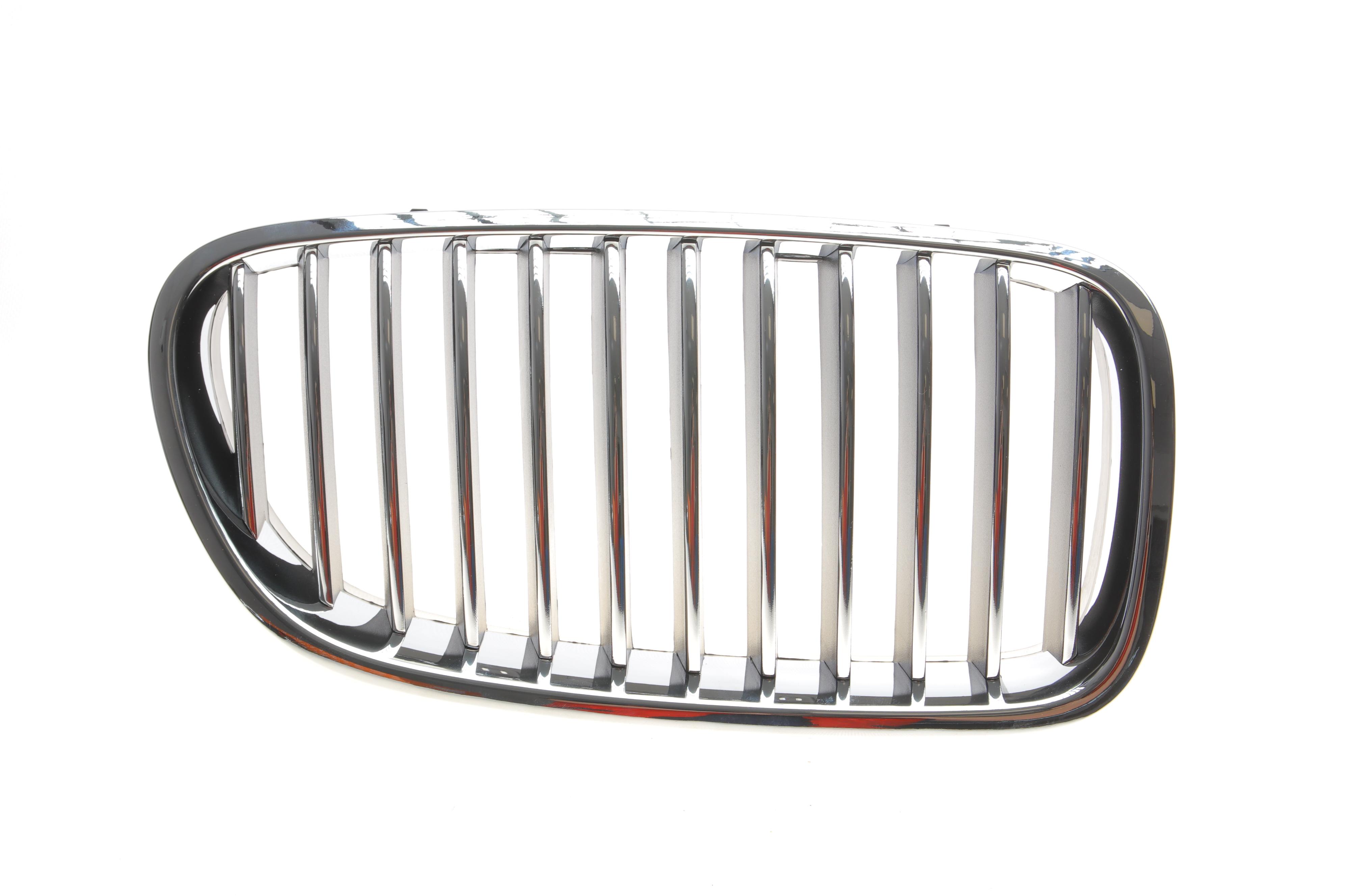 Решітка радіатора BMW 5 (F10) 10-13 (чорний хром) (к-кт)