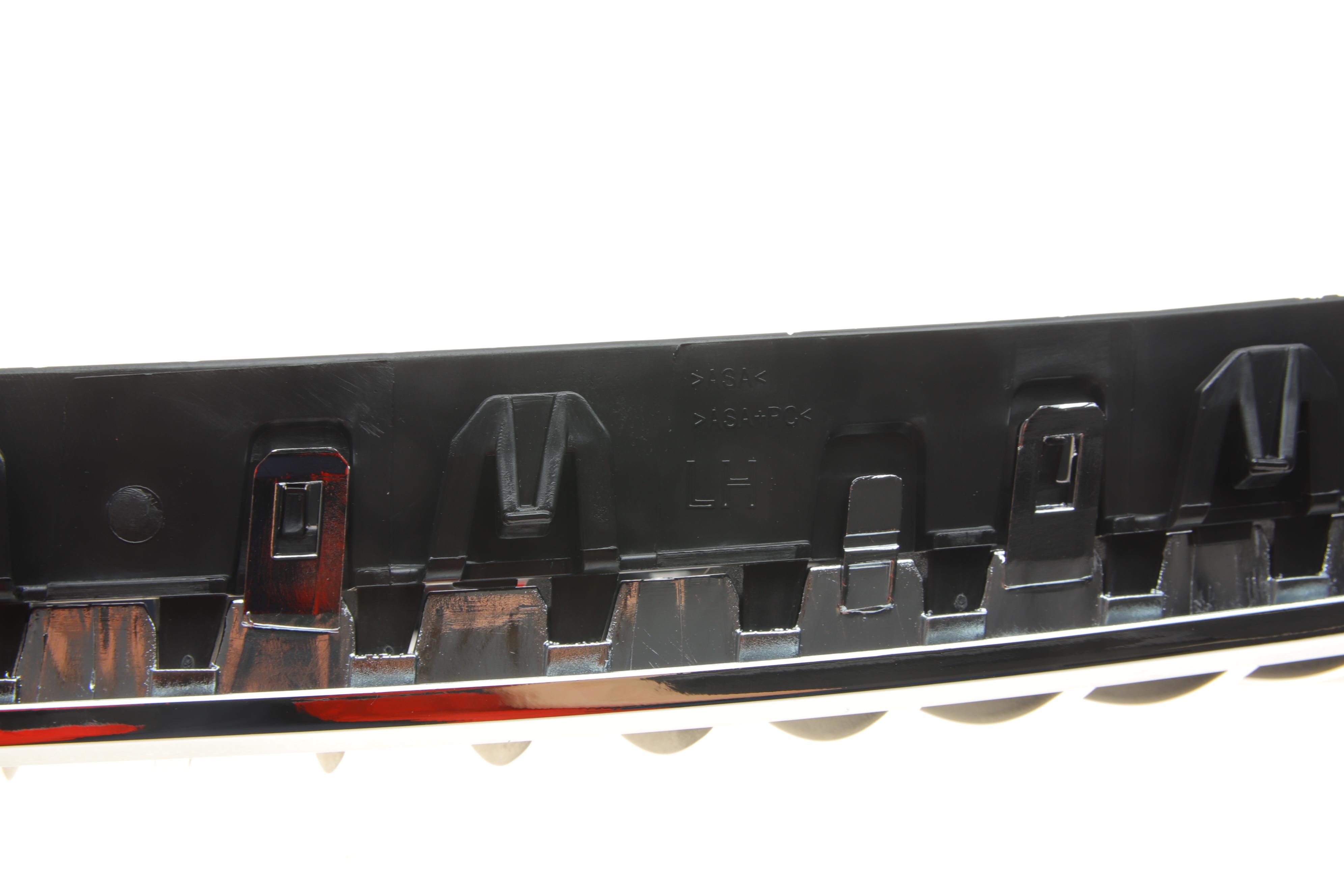 Решітка радіатора BMW 5 (F10) 10-13 (чорний хром) (к-кт)