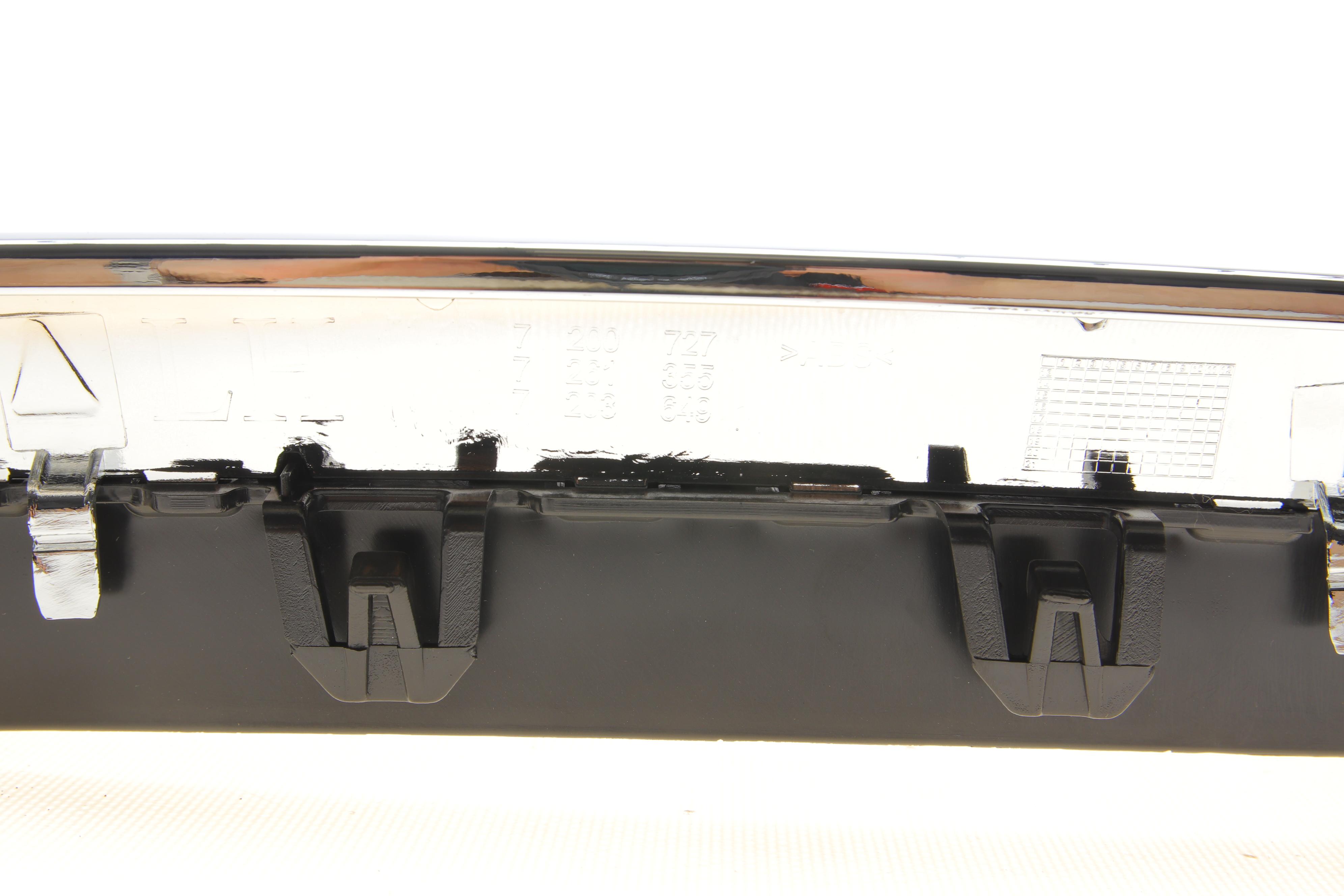 Решітка радіатора BMW 5 (F10) 10-13 (чорний хром) (к-кт)