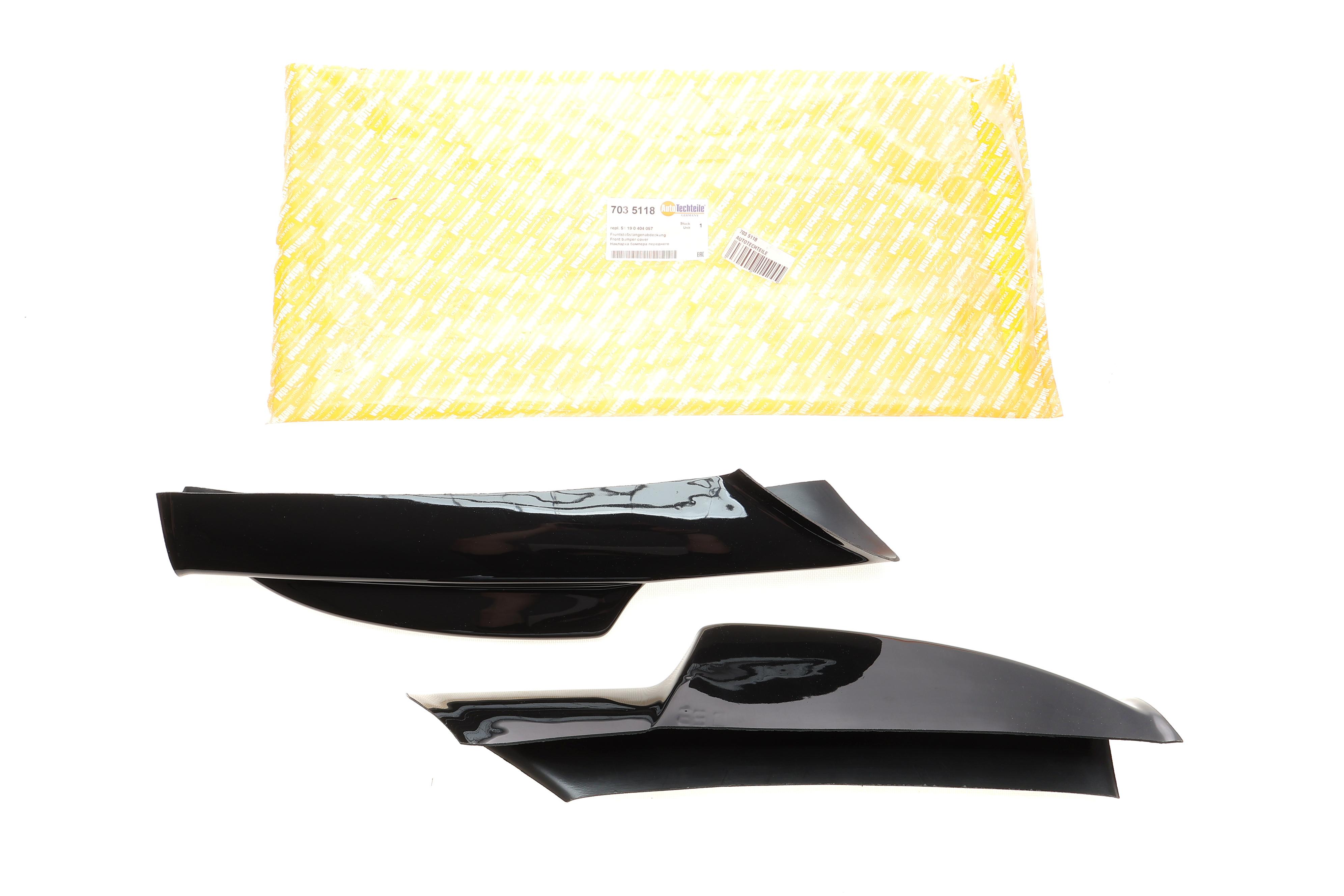 Накладка бампера (переднього) BMW 3 (E90) 04-08 (M-Technic)