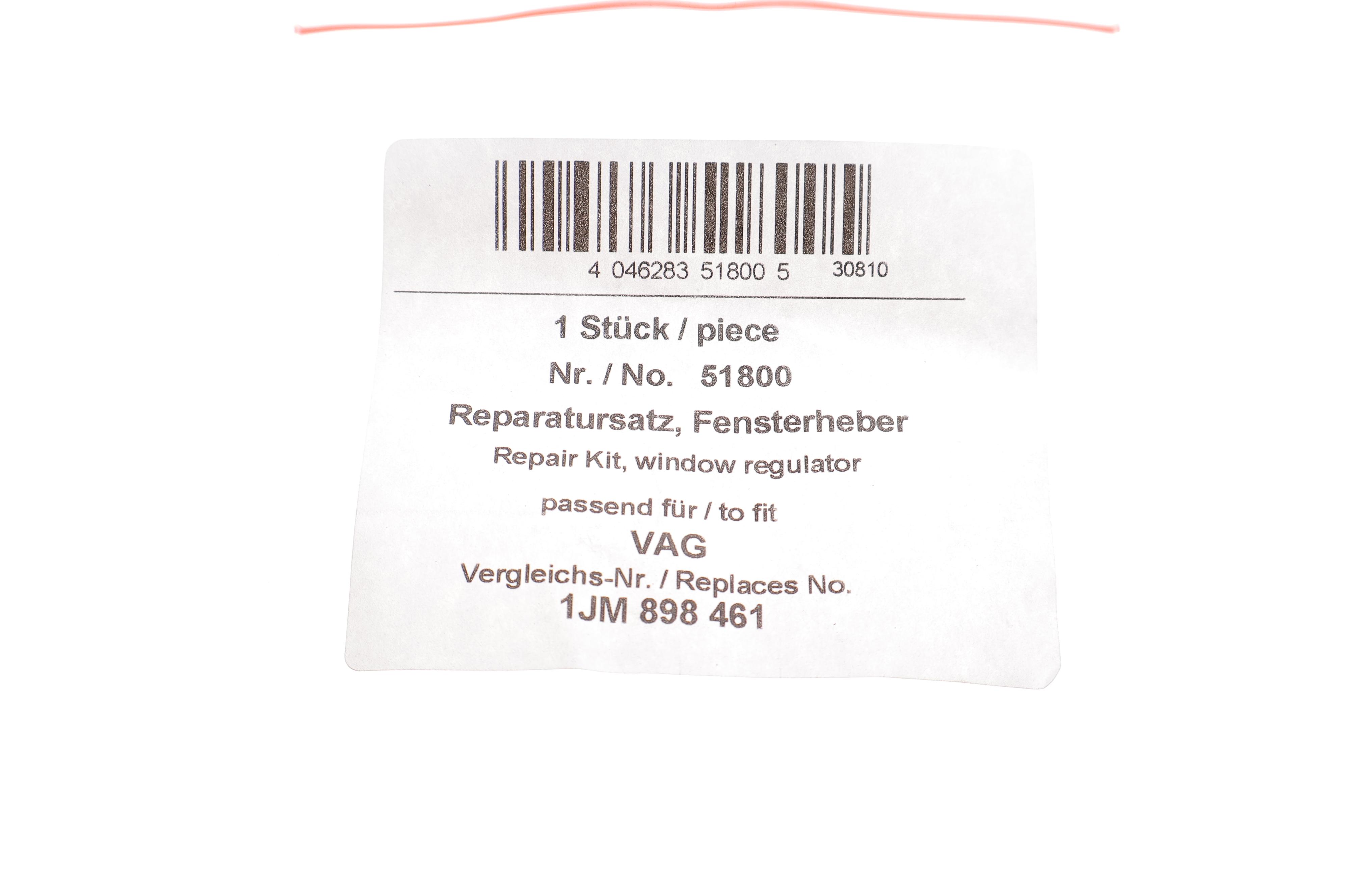 Ремкомплект склопідіймача VW Bora/Golf IV 98-06