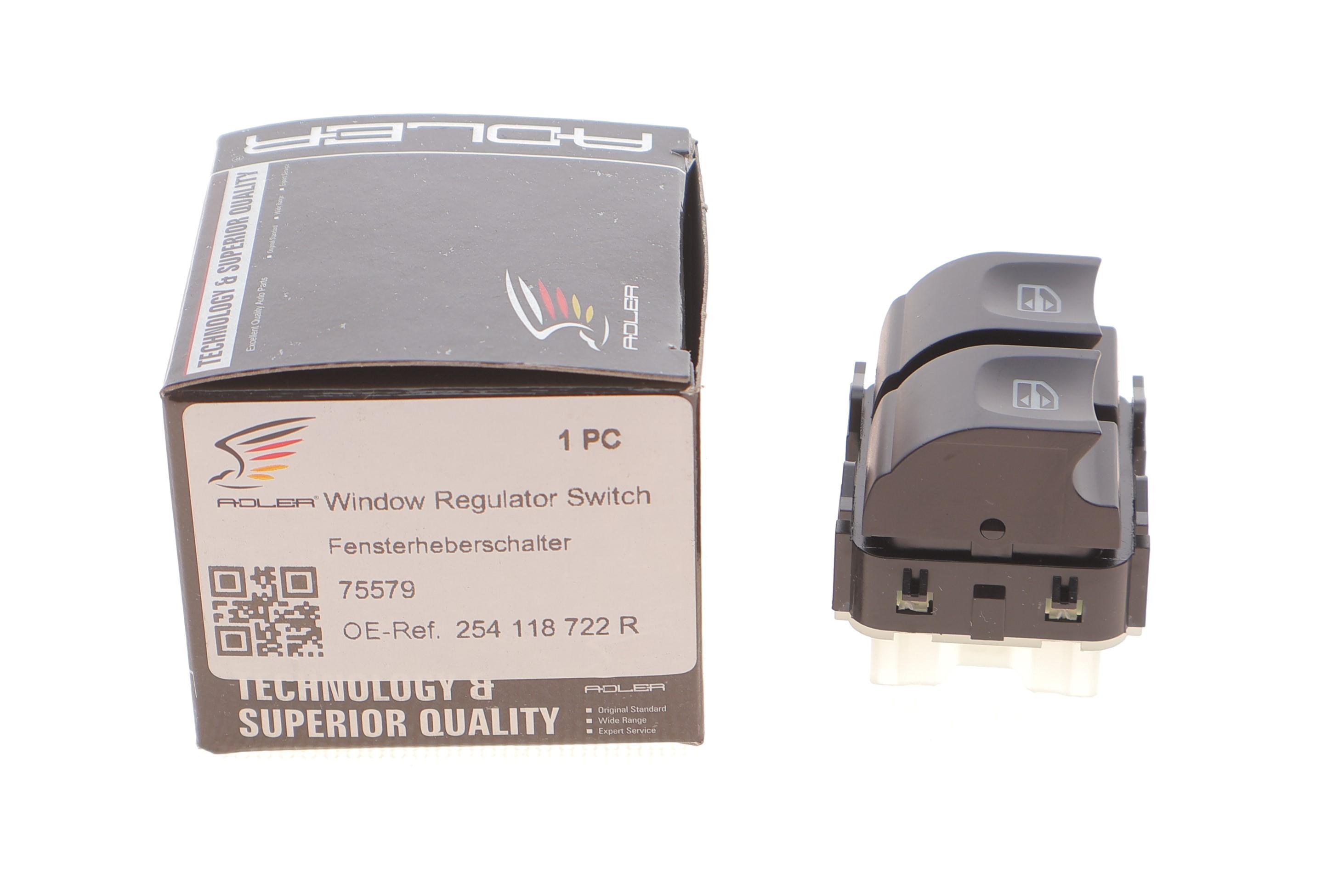 Кнопка склопідйомника (L) Renault Trafic III 1.6 dCi 14- (блок)