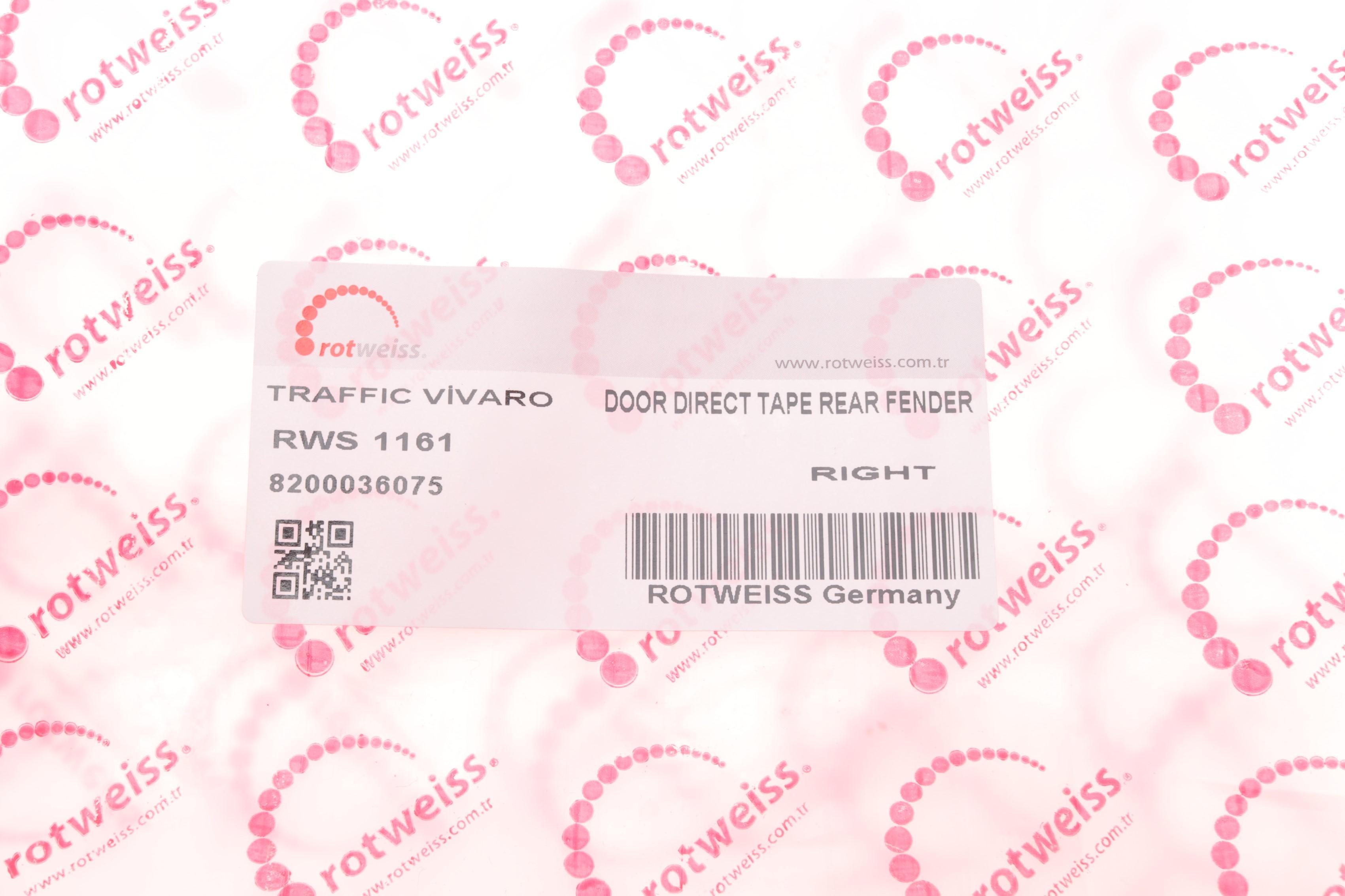 Молдинг кузова (средний/R) Renault Trafic 01-