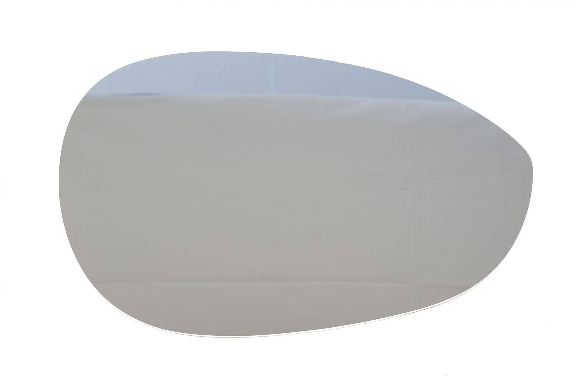 Скло дзеркала (з підігрівом) Fiat Punto 05-/500 07- (R) (опук.)