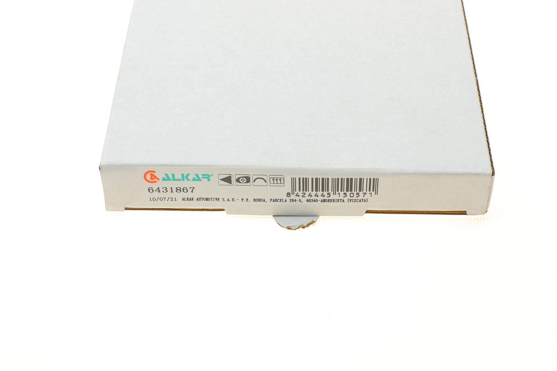 Скло дзеркала (з підігрівом) Citroen Berlingo/ Peugeot Partner 08-12 (L)