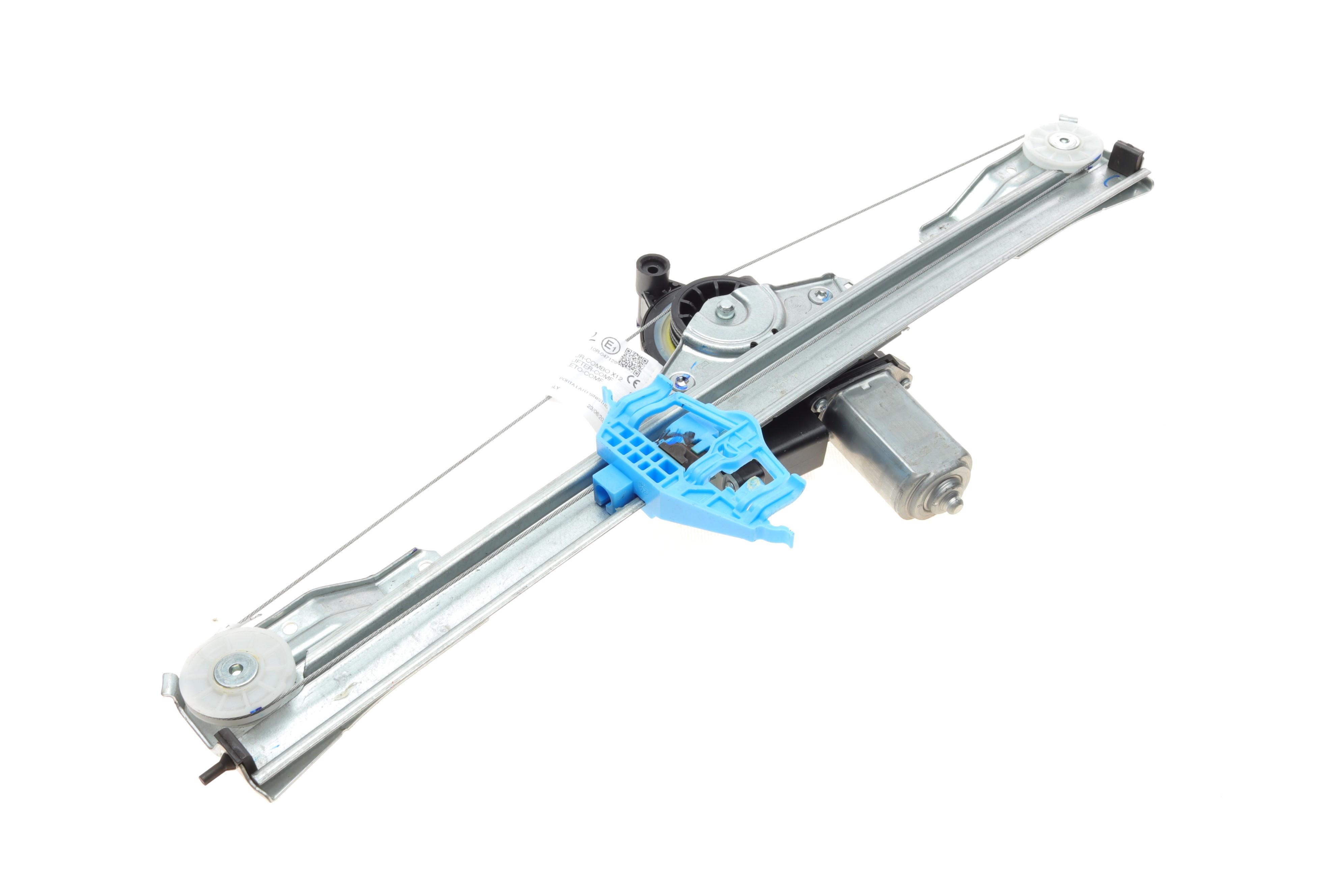 Склопідіймач (задній) Fiat Doblo/Opel Combo 10- (L) (електро) (з моторчиком)