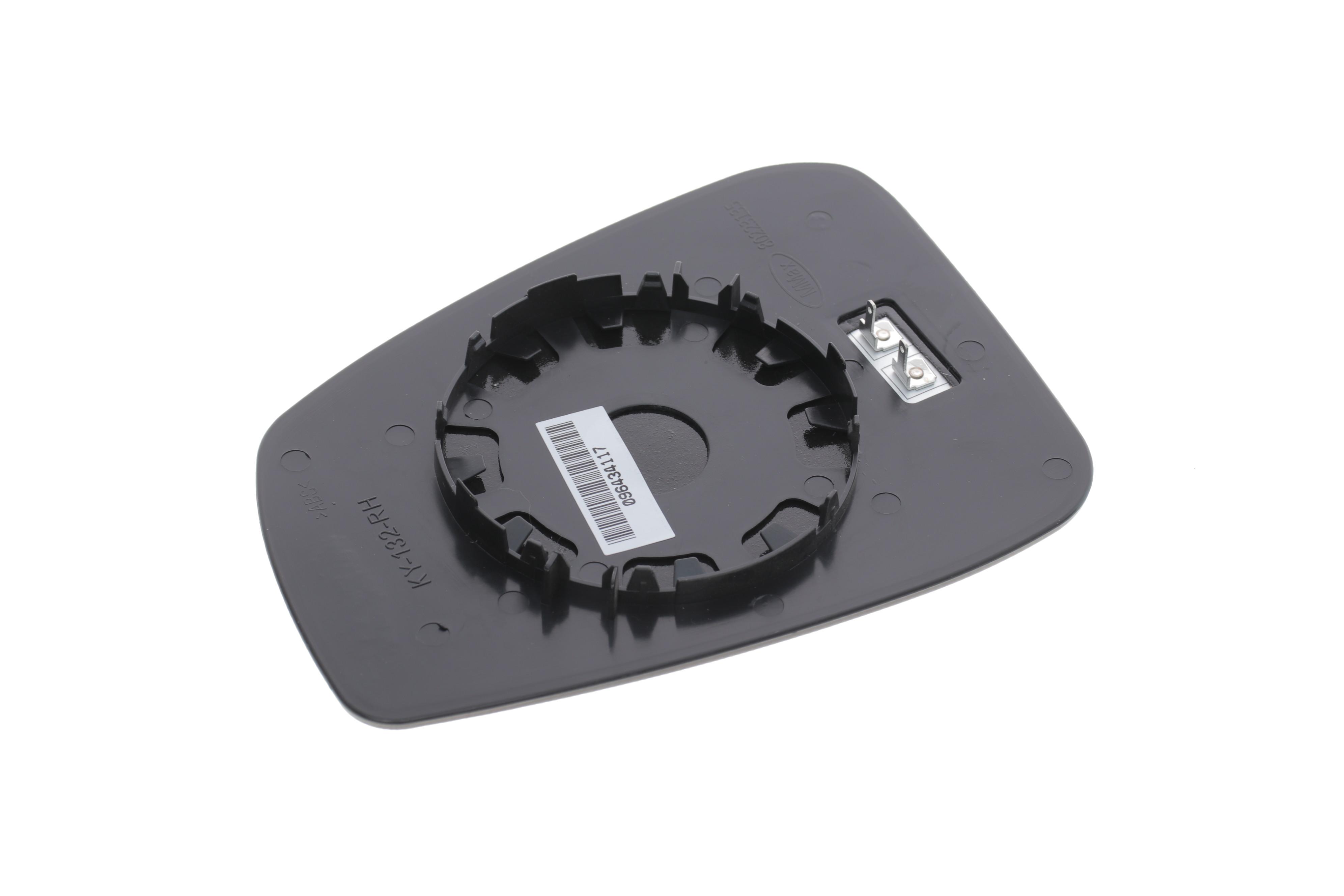 Скло дзеркала (з підігрівом) Renault Laguna III 07-15 (R)