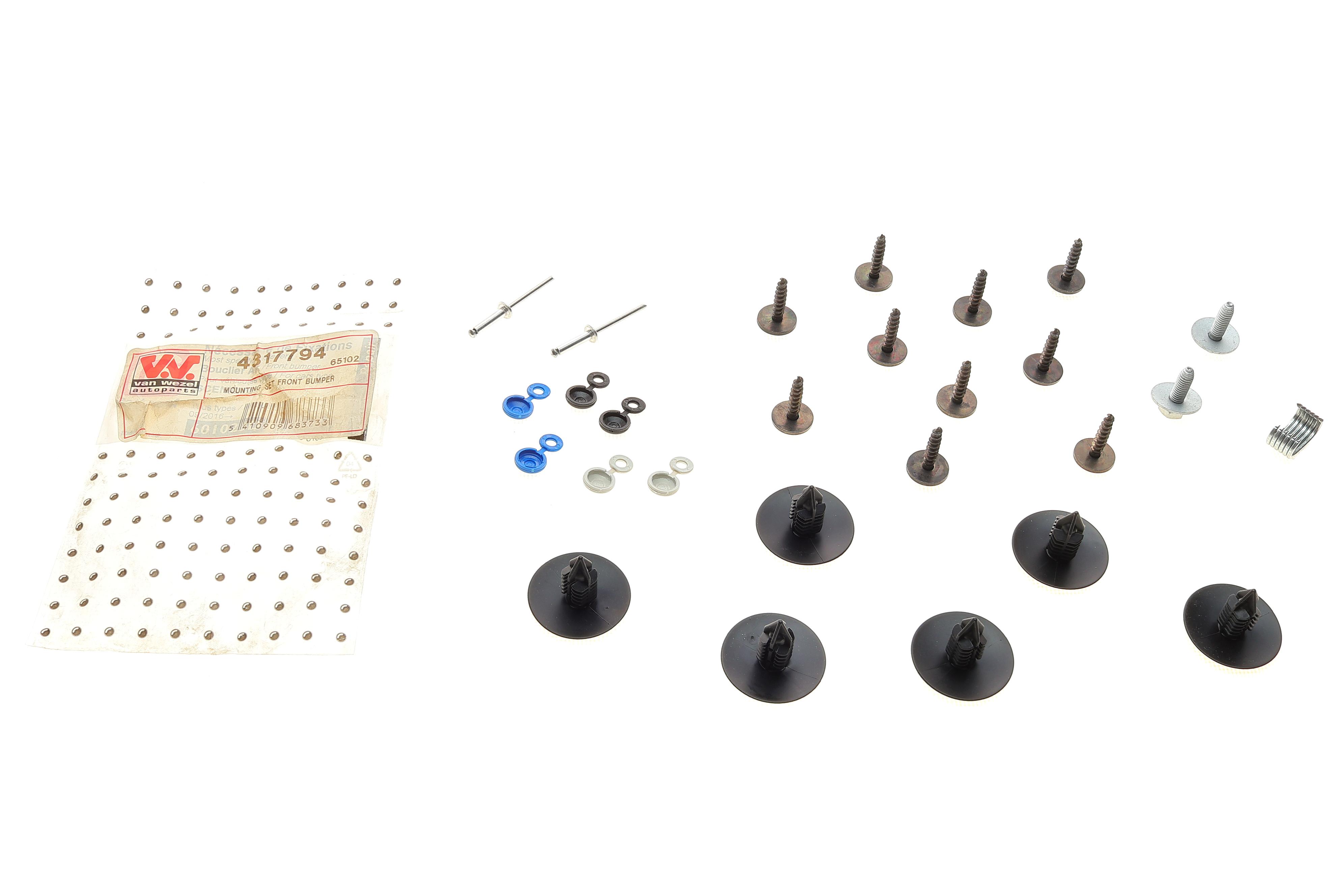 Ремкомплект бампера (переднього) Renault Scenic IV 16- (більше не постачається)