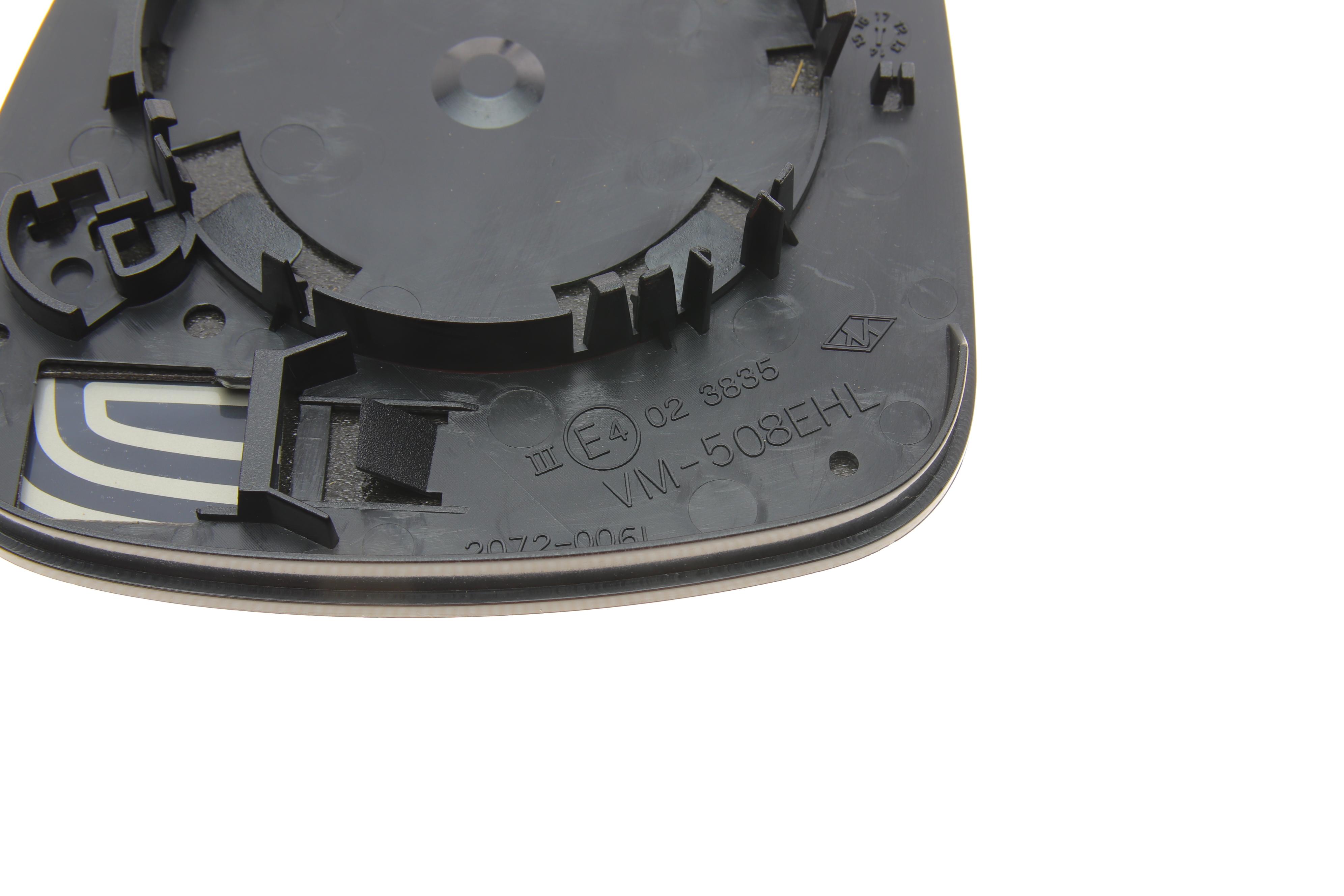 Скло дзеркала (з підігрівом) Citroen C3/C4/Opel Crossland 13- (L)