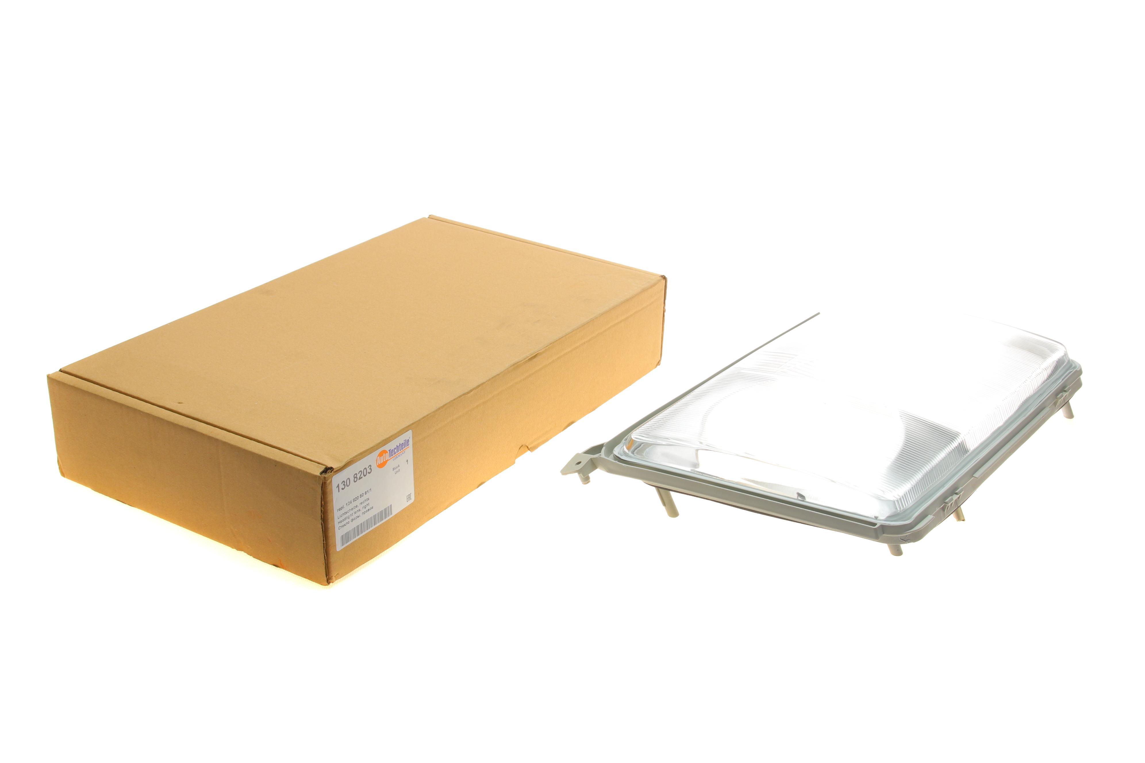 Скло фари MB E-class (W124) 85-93 (R)