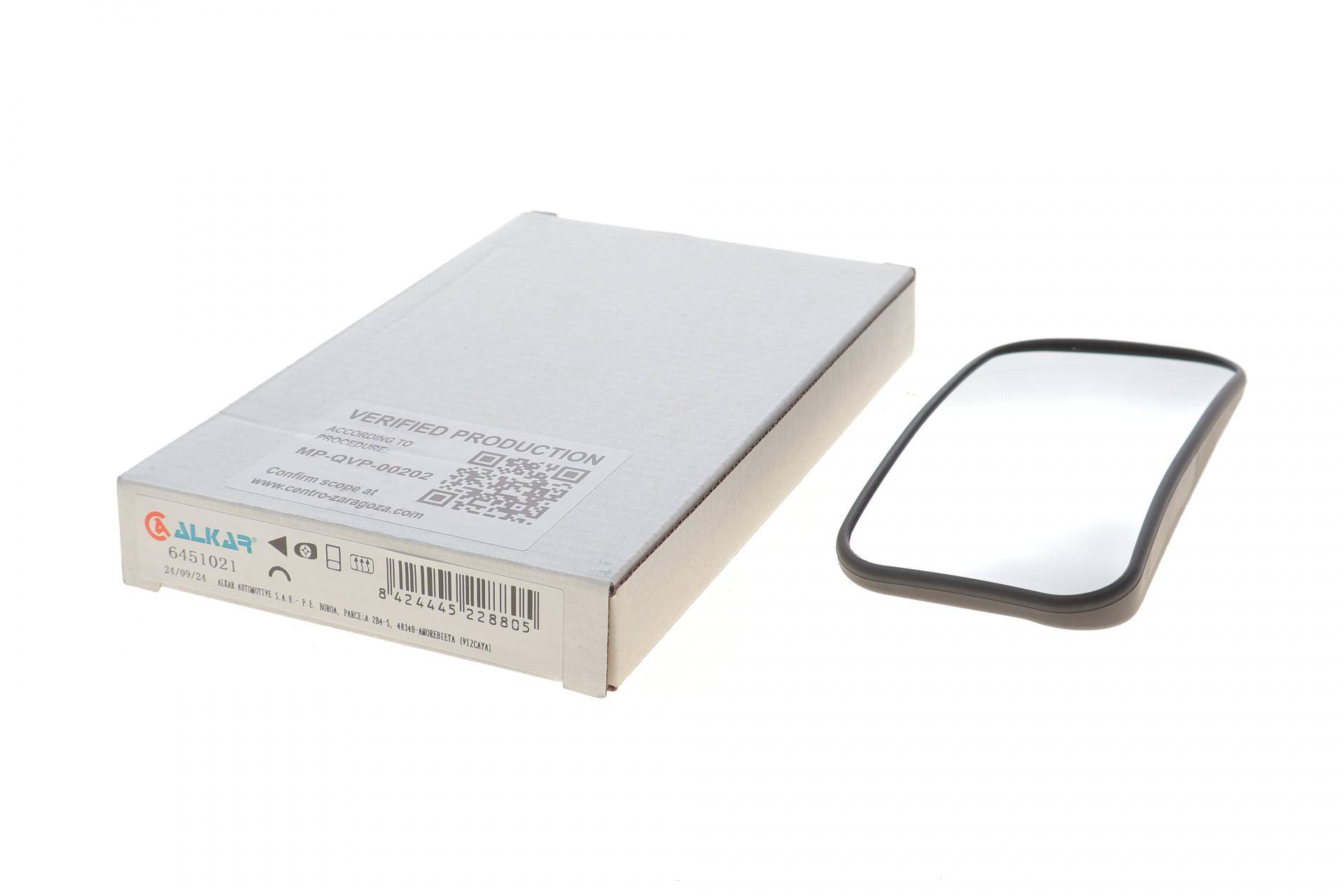 Скло дзеркала (з підігрівом) MB Sprinter (W907/W910) 18- (L) (нижнє)