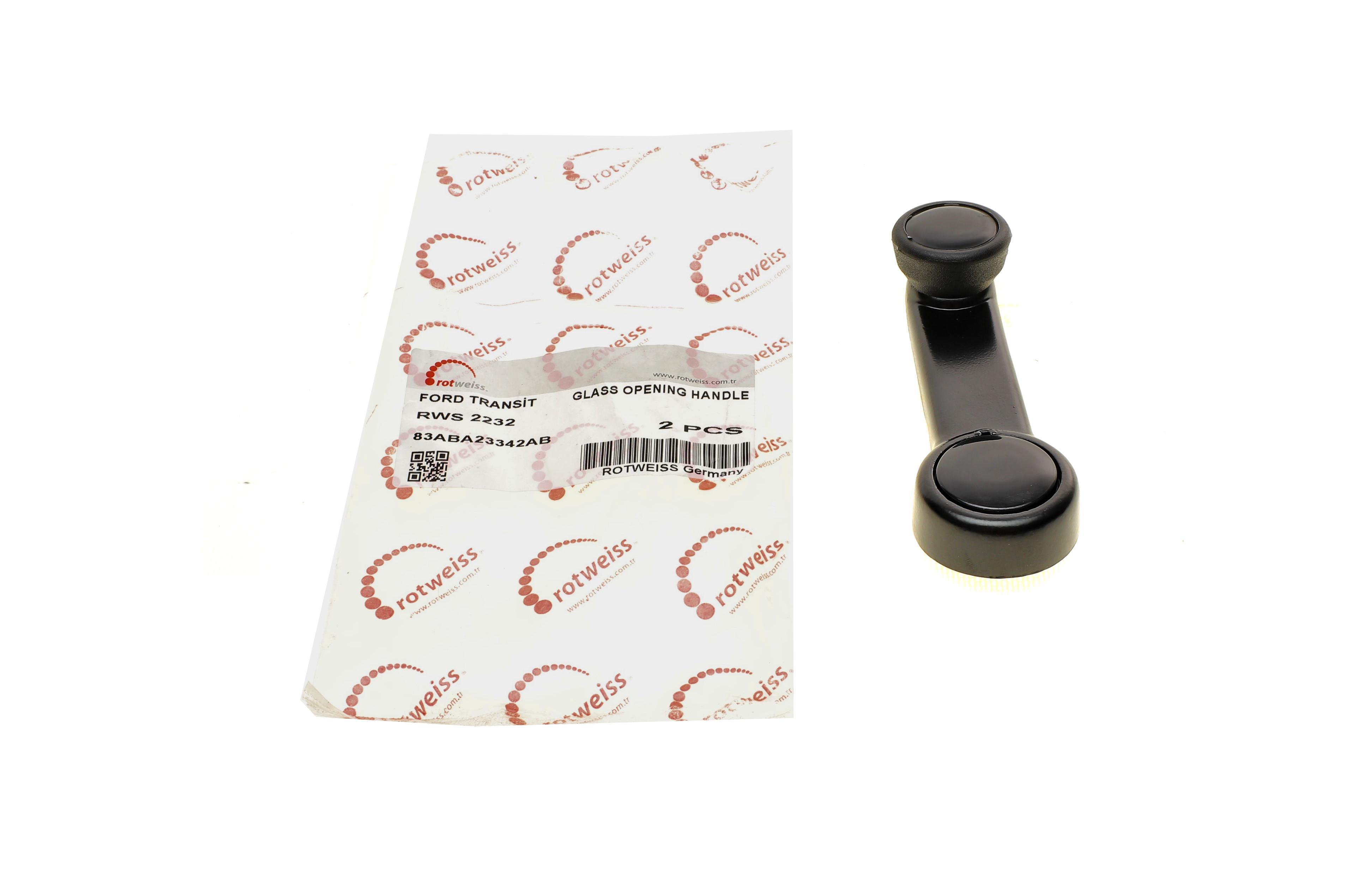 Ручка склопідіймача Ford Transit 91-06 (чорна)