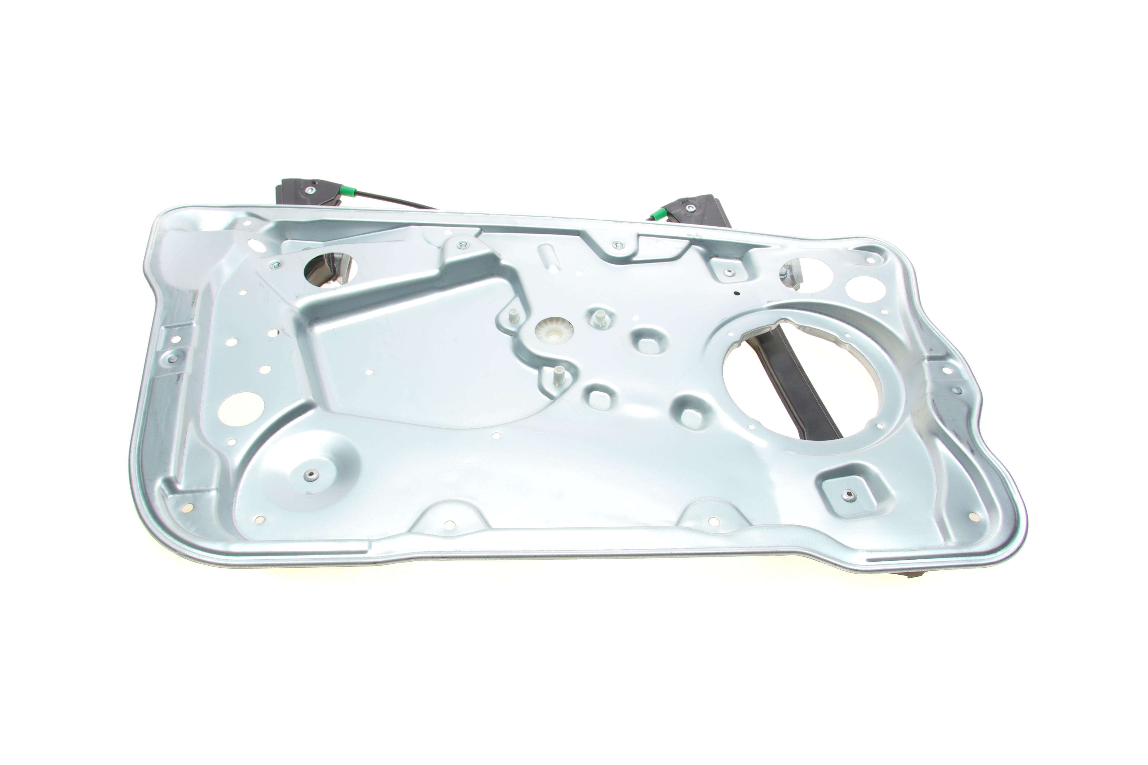 Склопідіймач (передній) Skoda Fabia 99-08 (L) (електро) (без моторчика) (з пластиною)