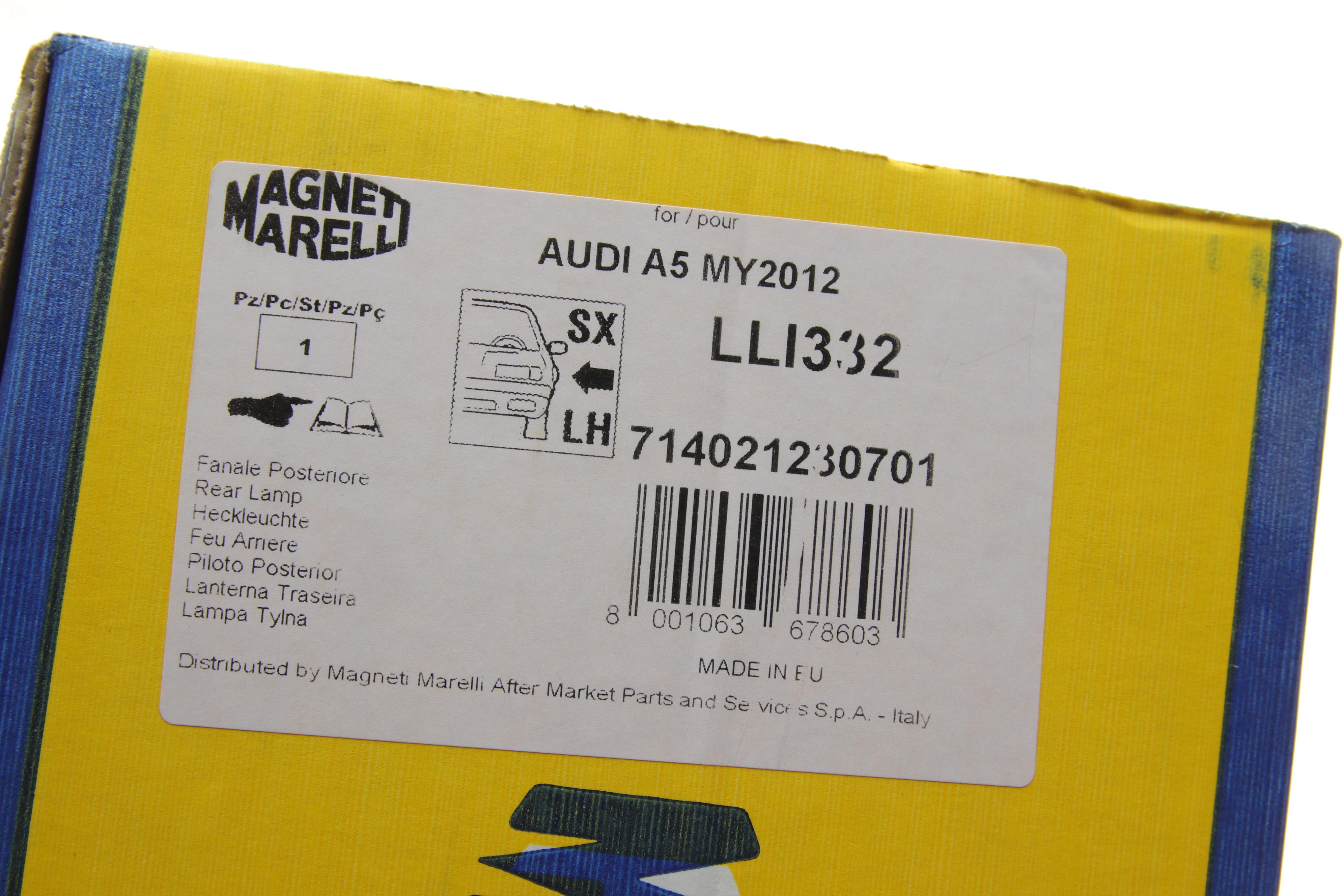 Ліхтар задній Audi A5 07-17 (L)