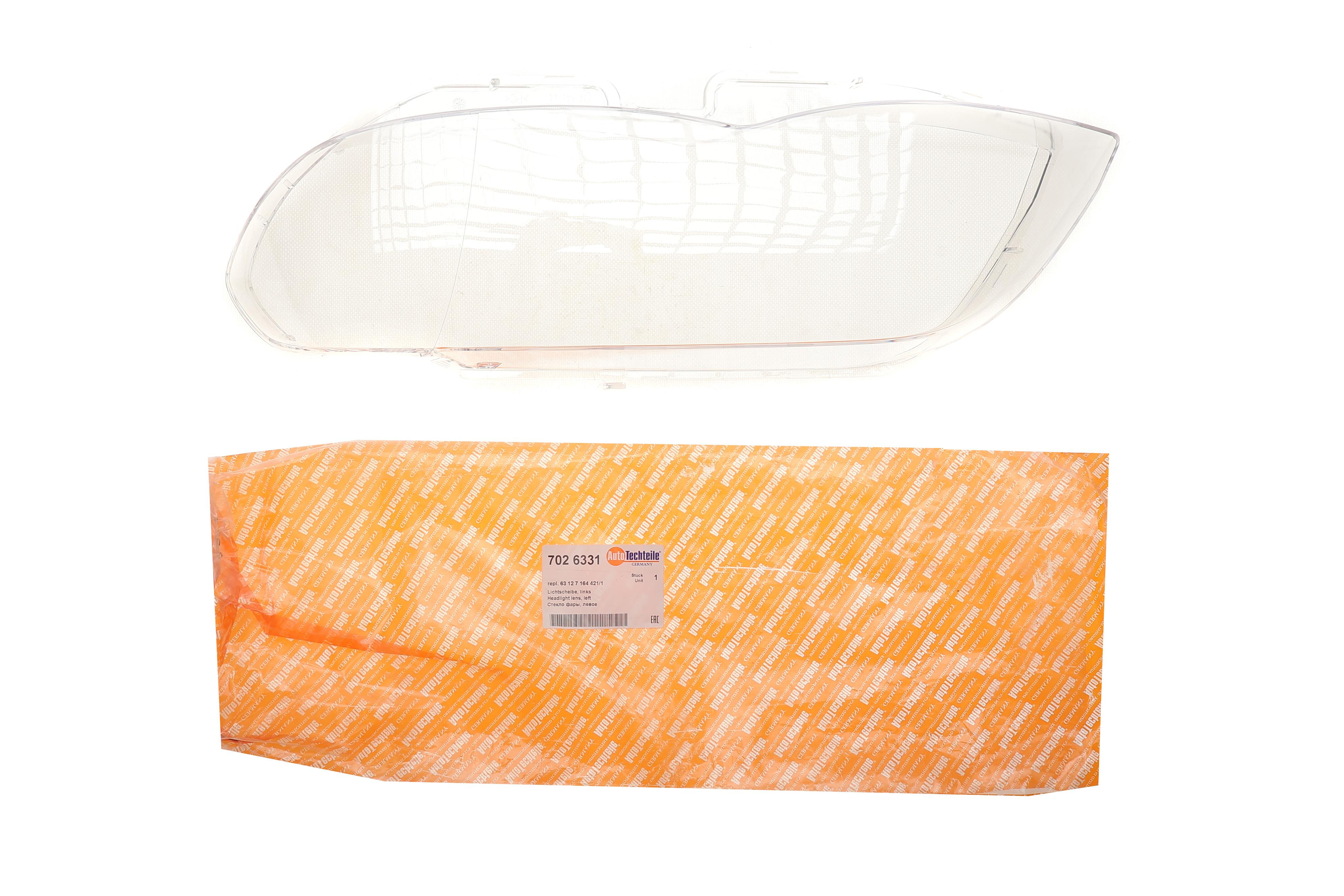 Скло фари BMW X5 (E53) 02-06 (L)