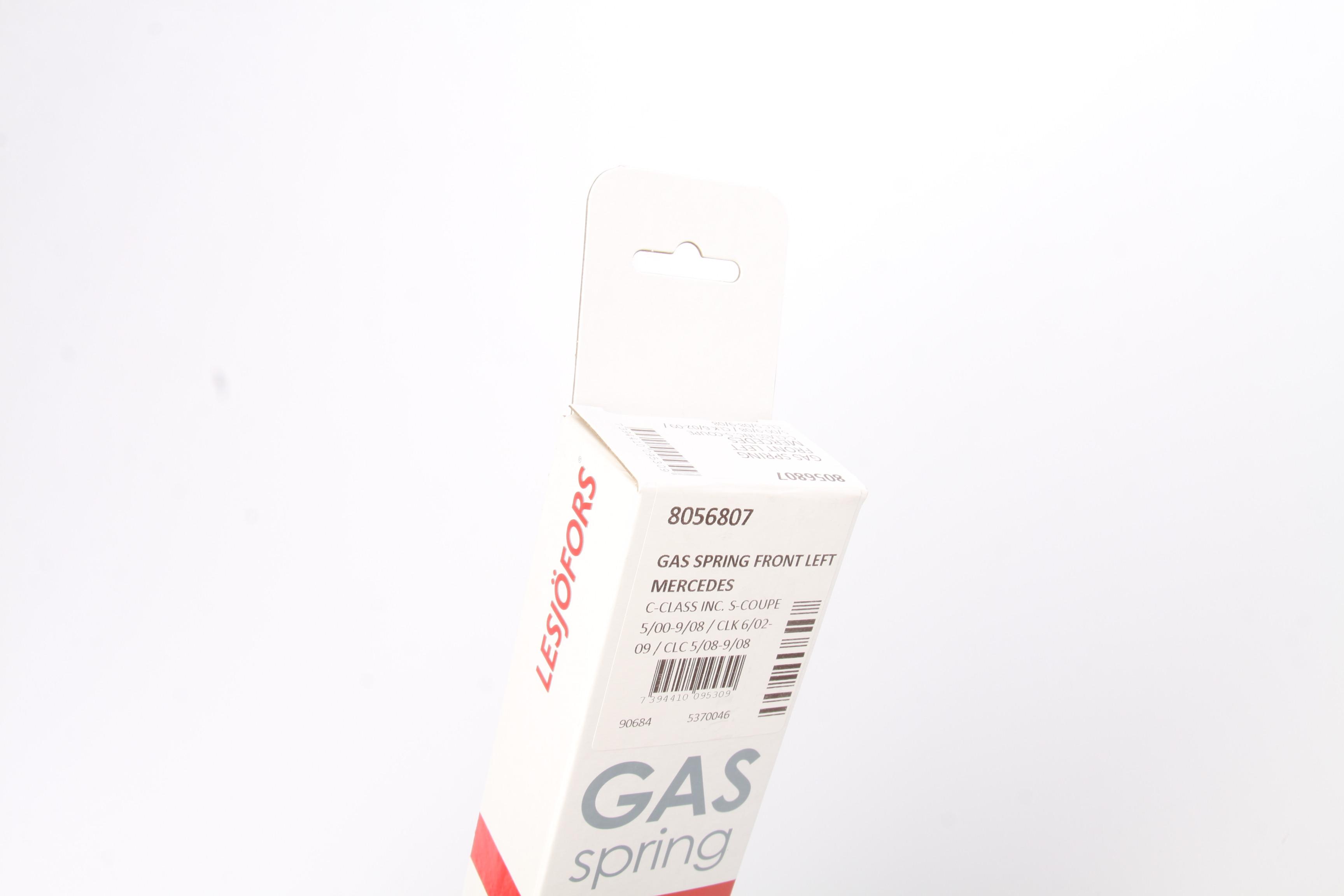 Амортизатор капоту MB C-class (W203/S203) 00-07/CLK (C209) 02-09 (L) (седан/унив.)(вишт.сила 280N)