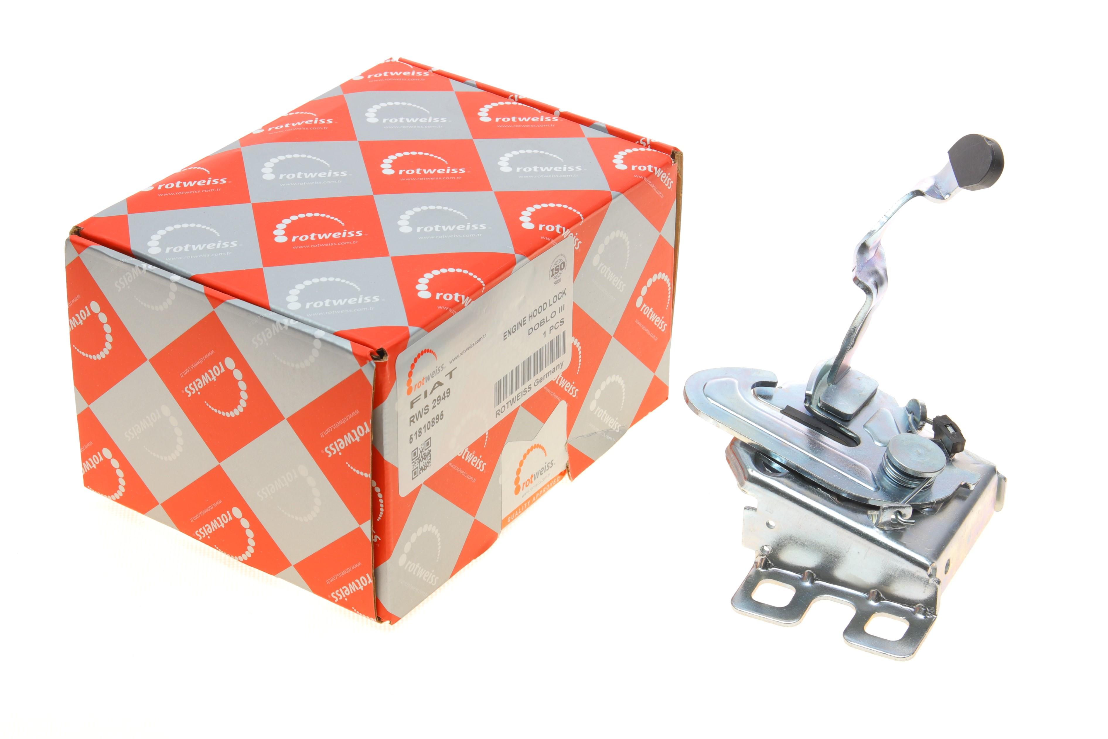 Замок капоту (нижній) Fiat Doblo/Opel Combo 10-