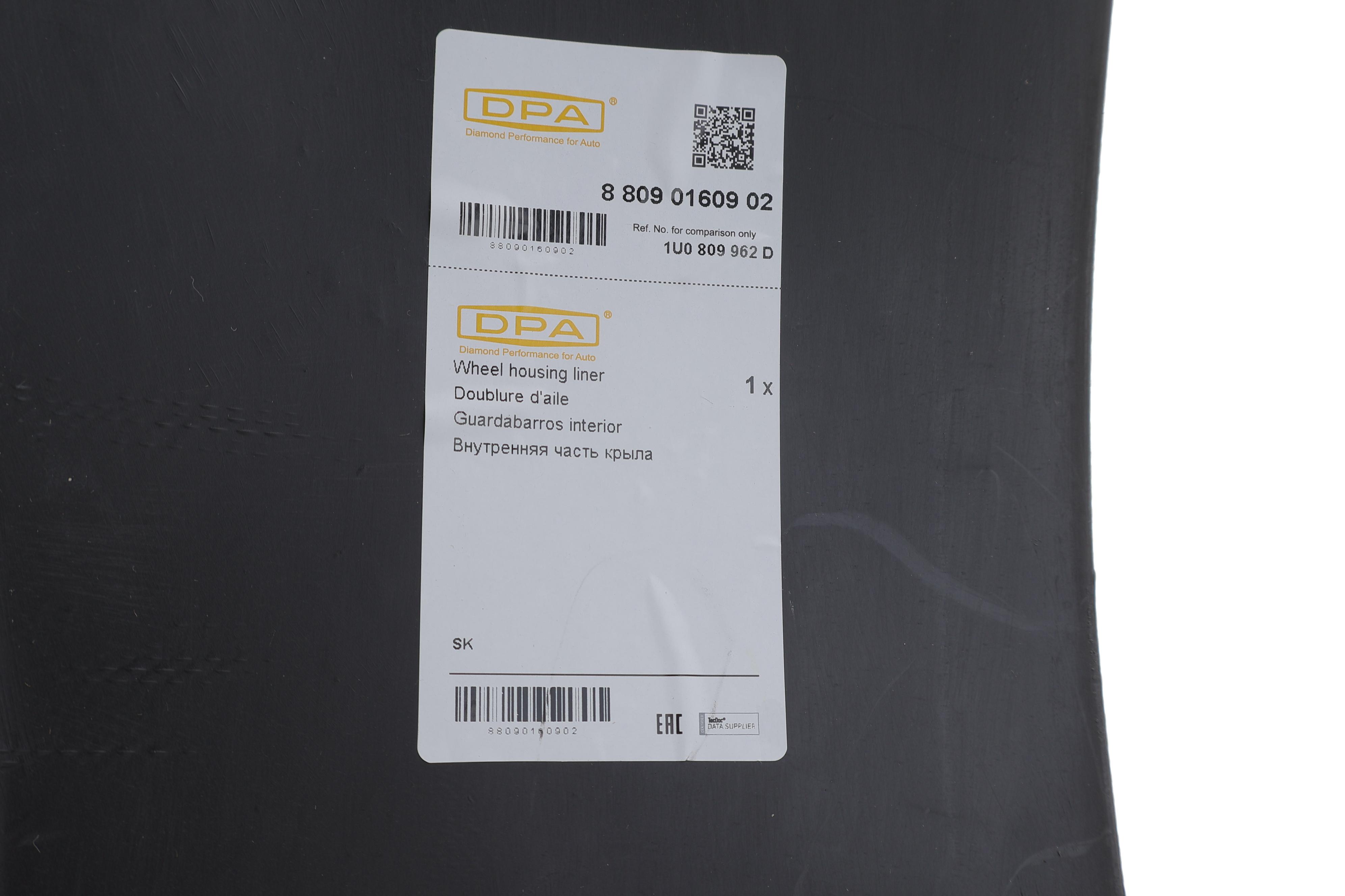 Підкрильник (передній) Skoda Octavia I 96-04 (R)